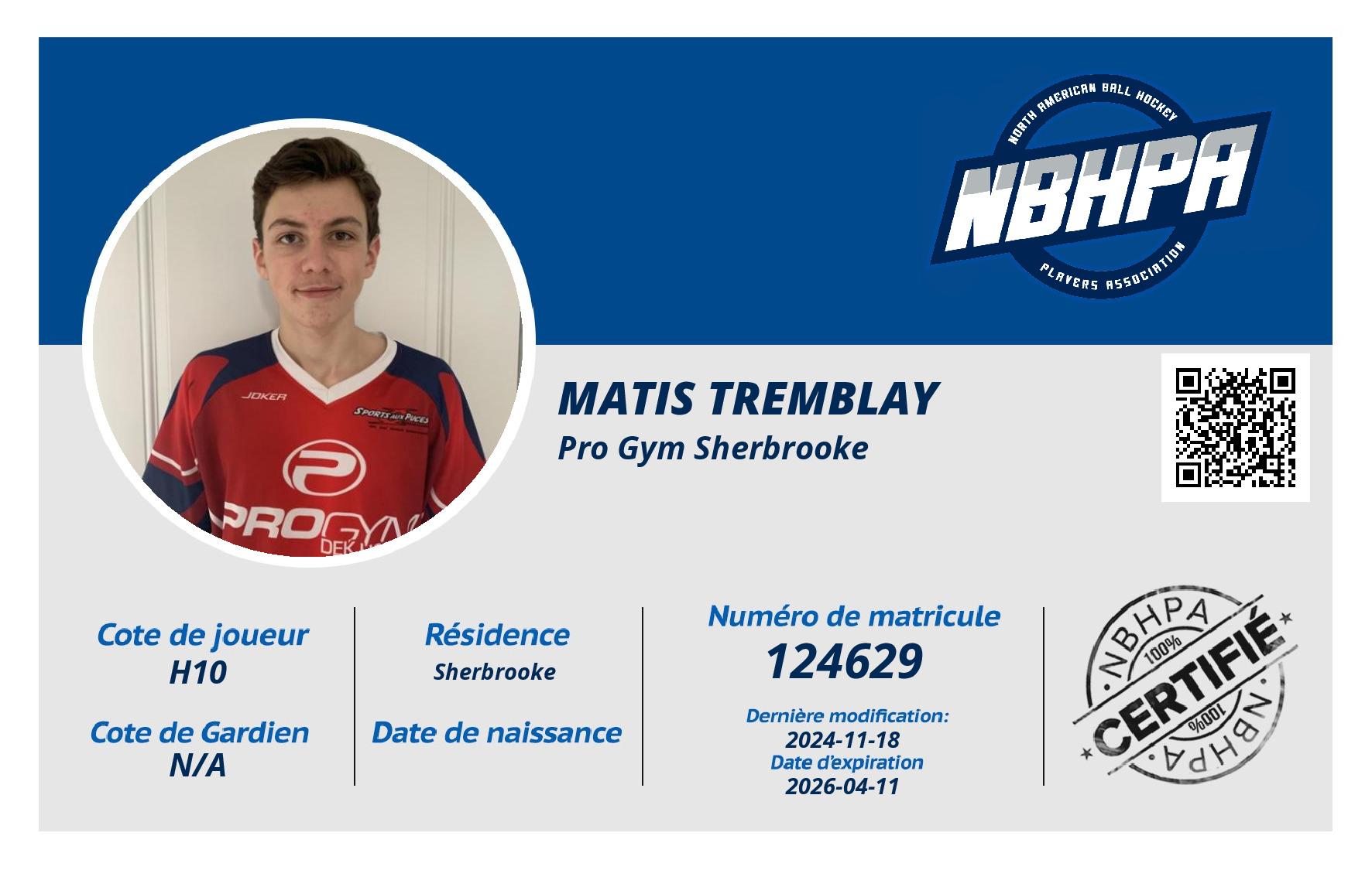 Matis Tremblay