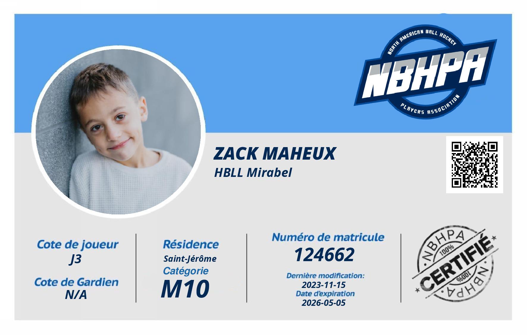 Zack Maheux