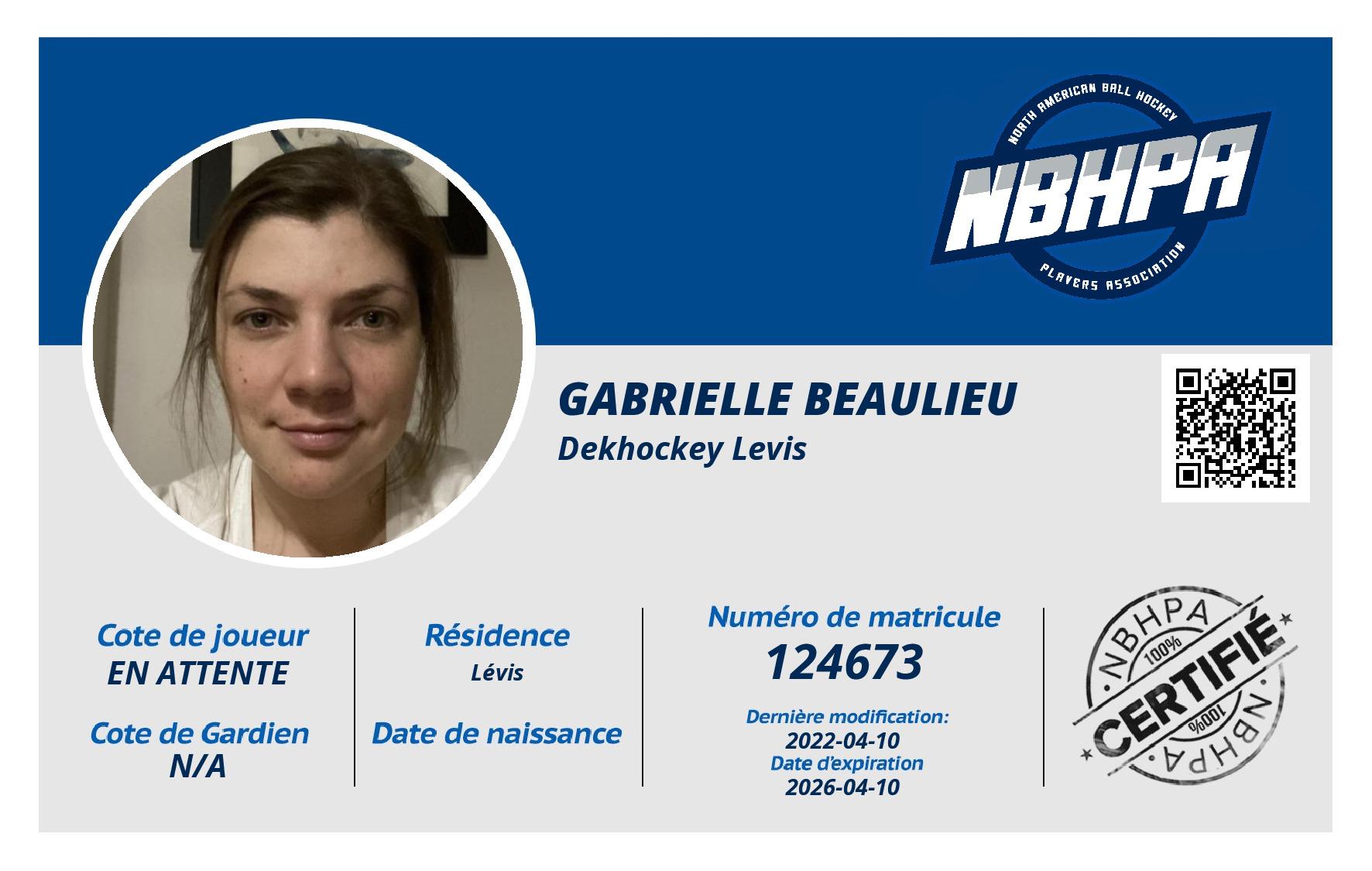 Gabrielle Beaulieu