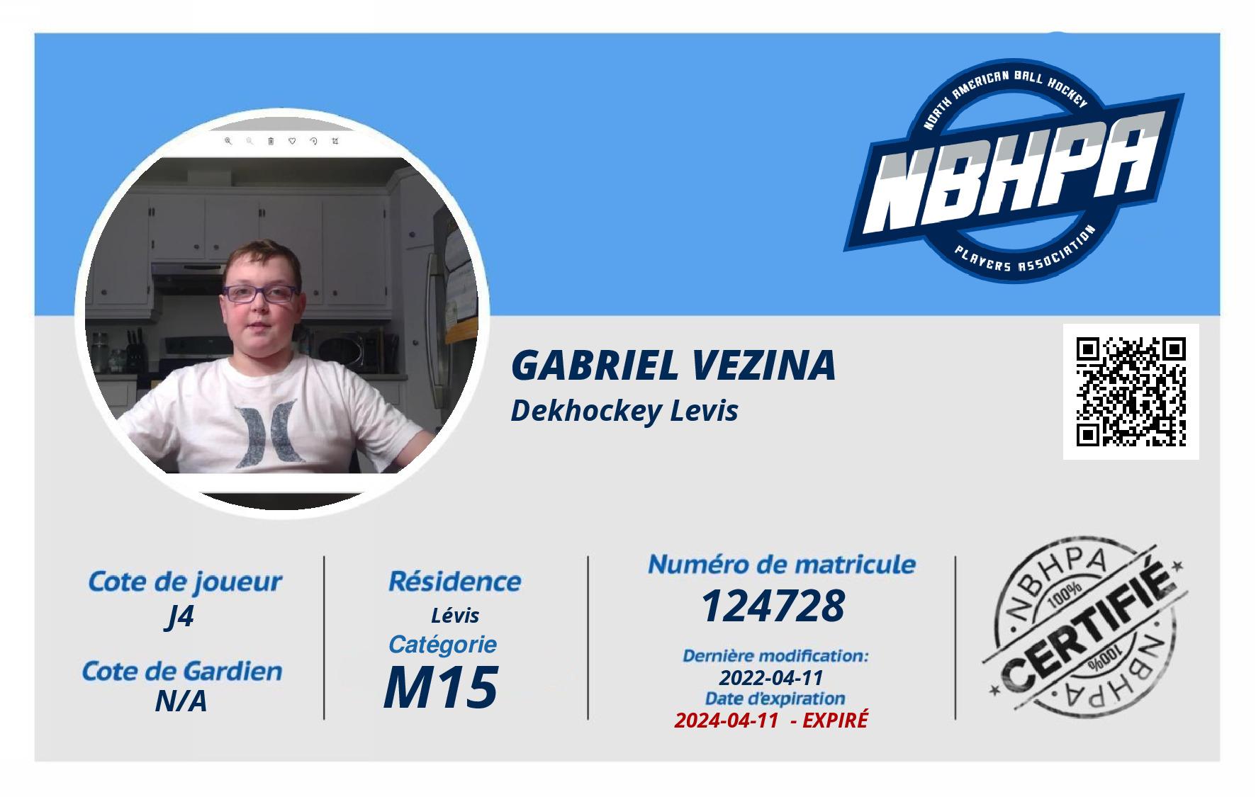 Gabriel Vezina