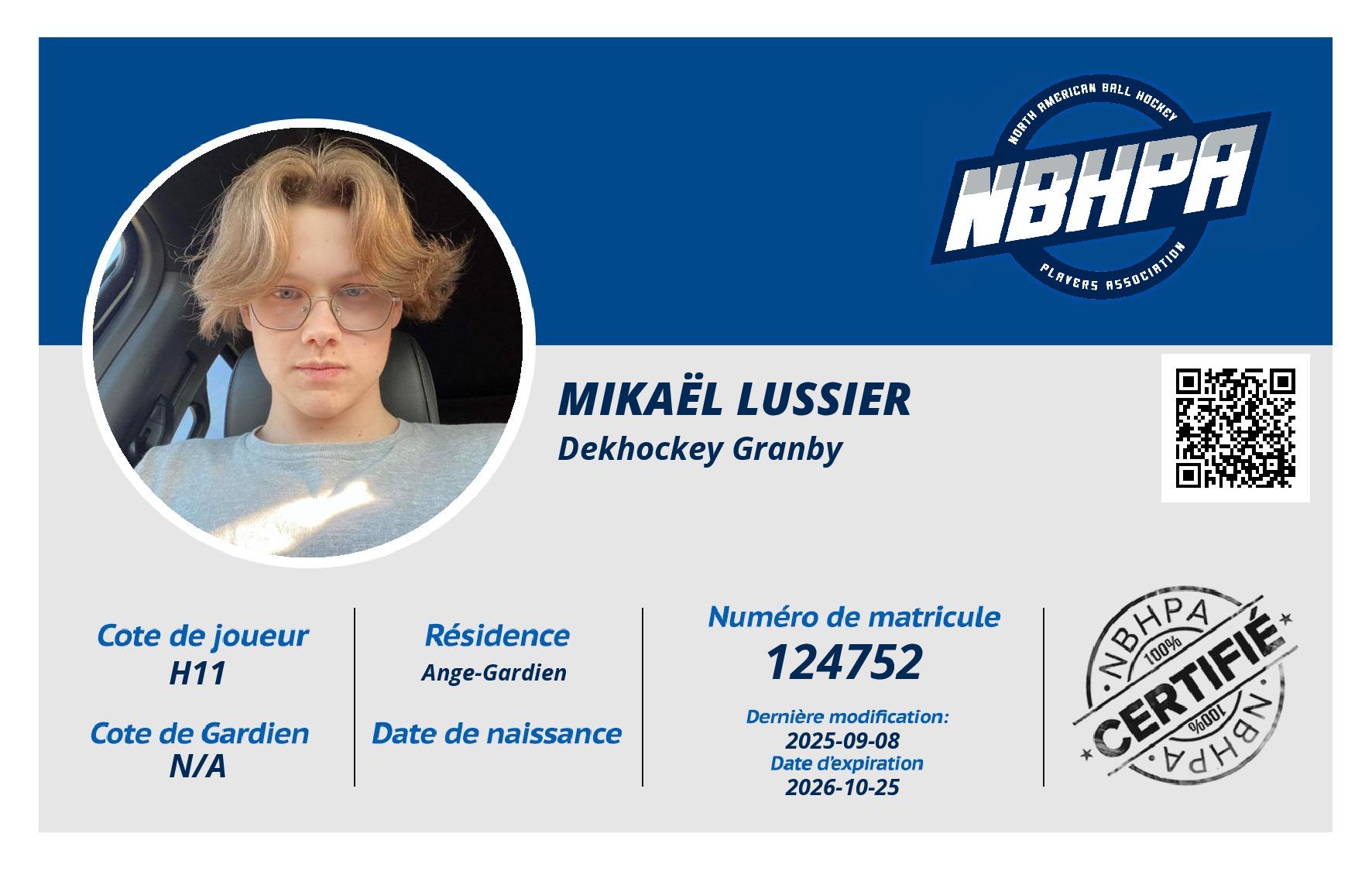 mikaël lussier