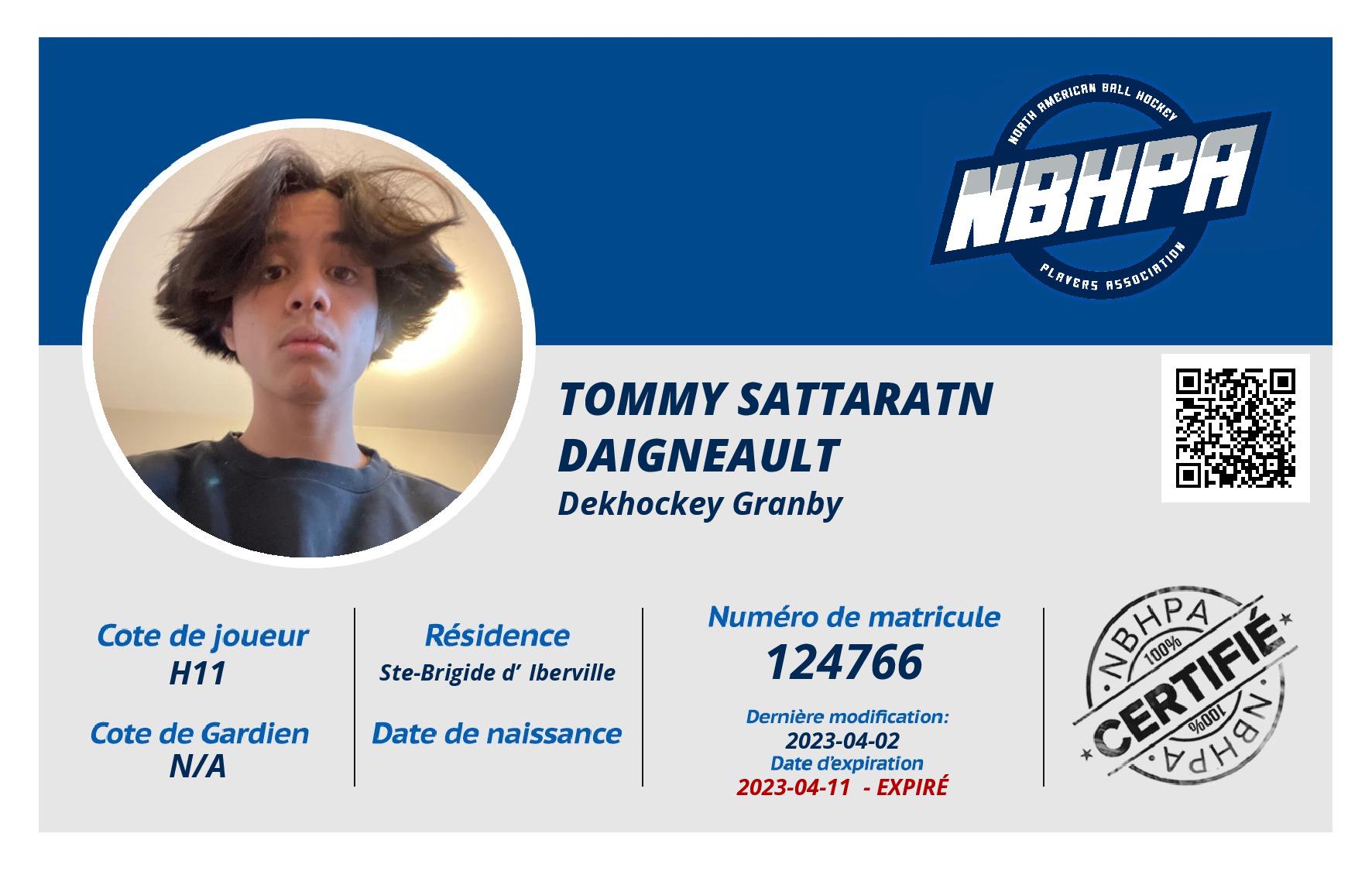 Tommy Sattaratn Daigneault