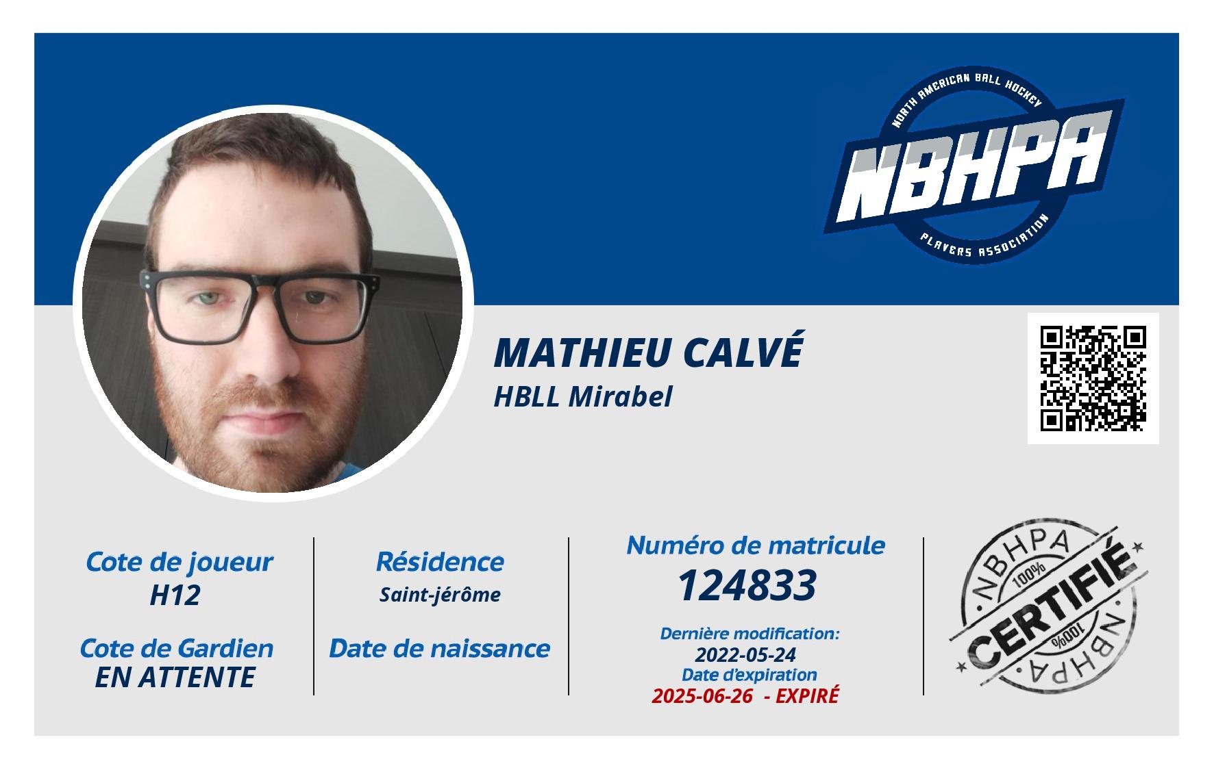 Mathieu Calvé