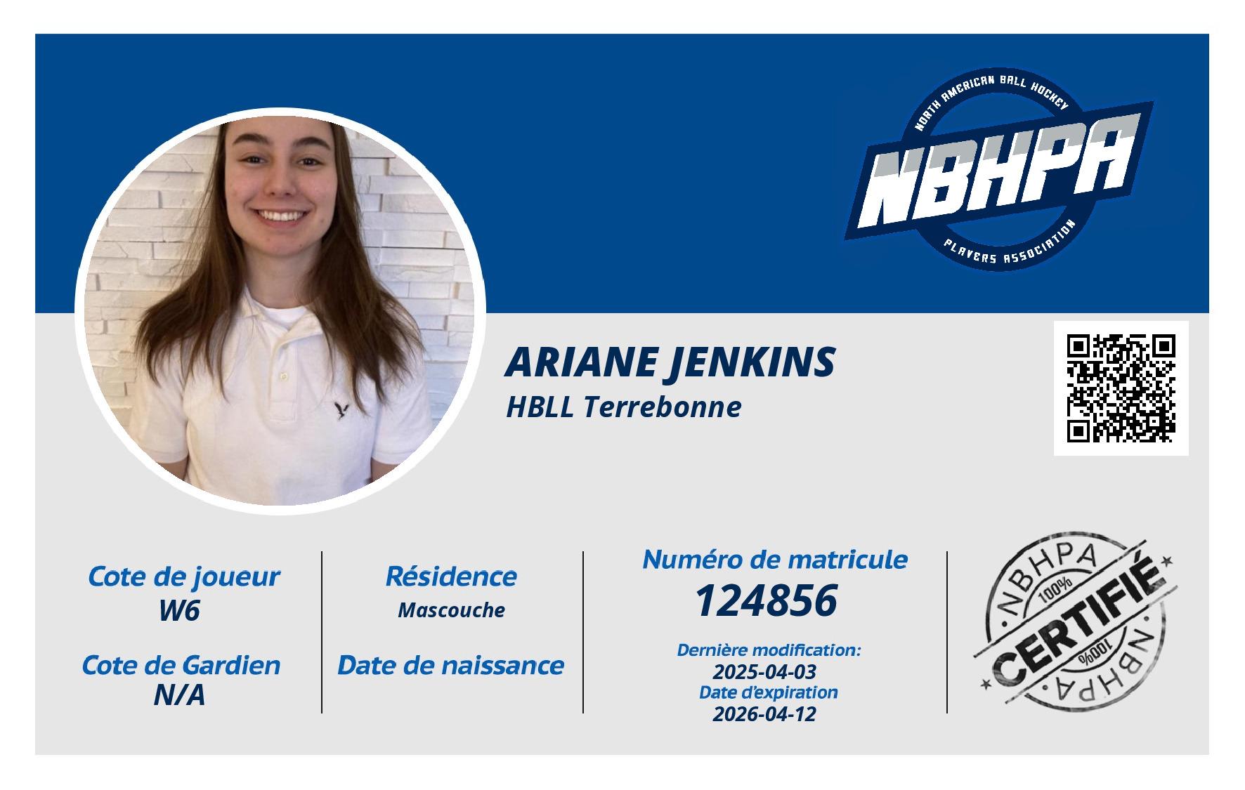 Ariane Jenkins
