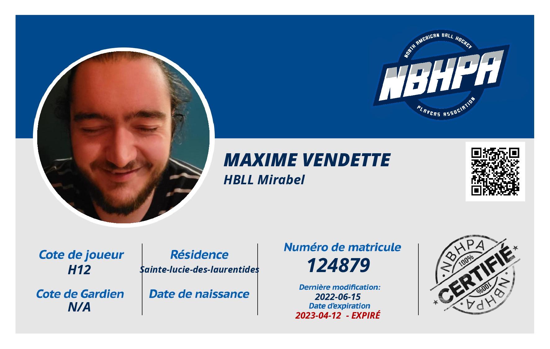 Maxime Vendette