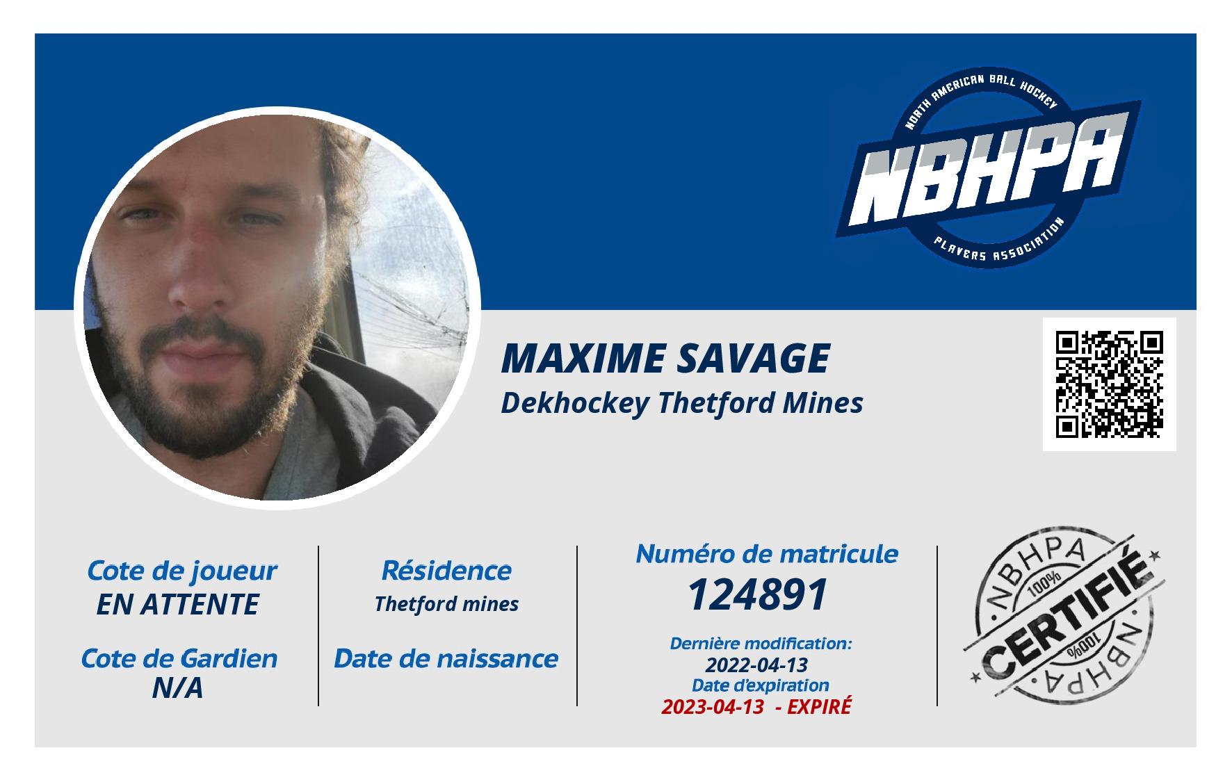 Maxime Savage