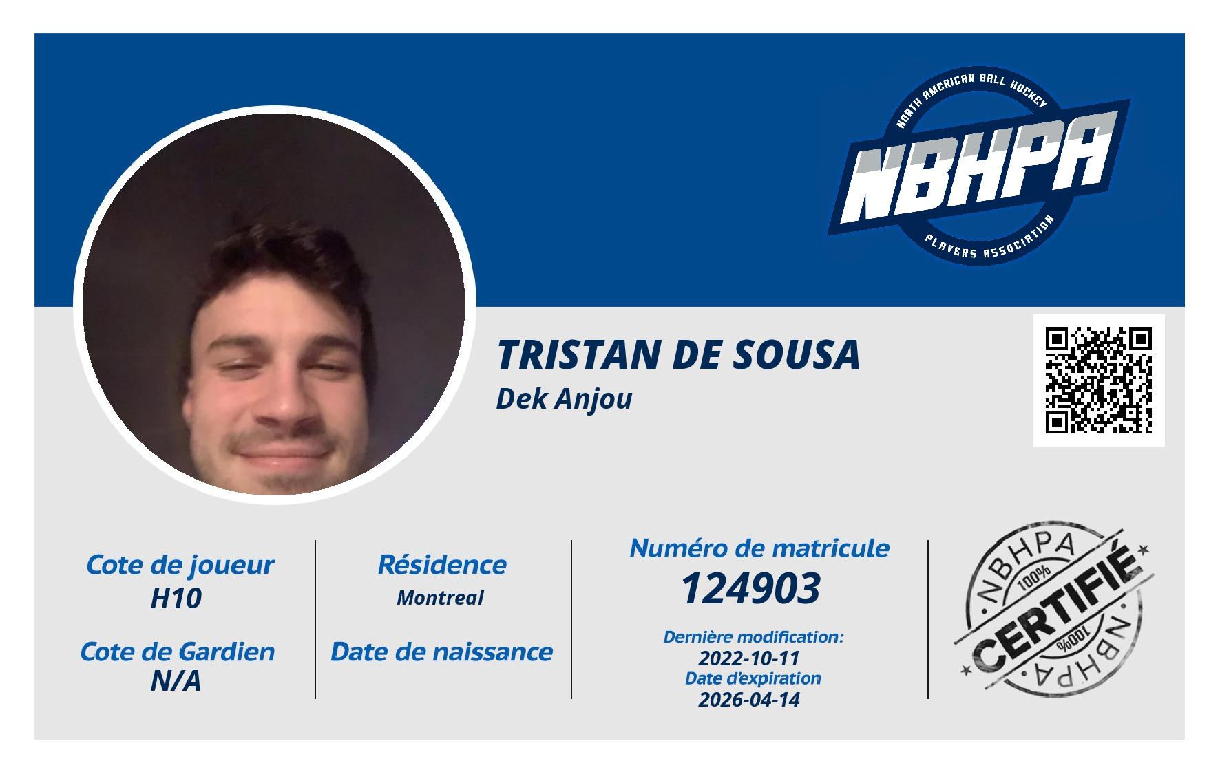 Tristan De Sousa 