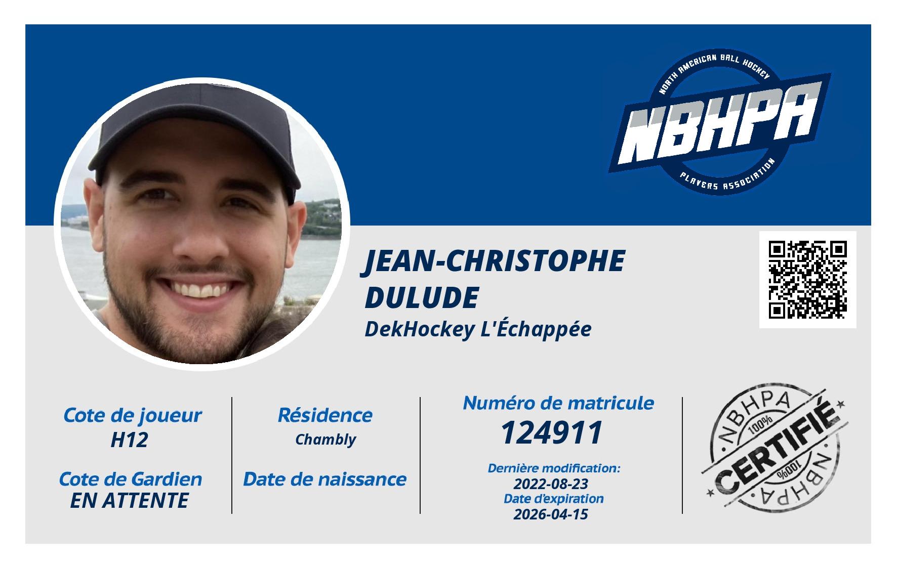 Jean-Christophe Dulude
