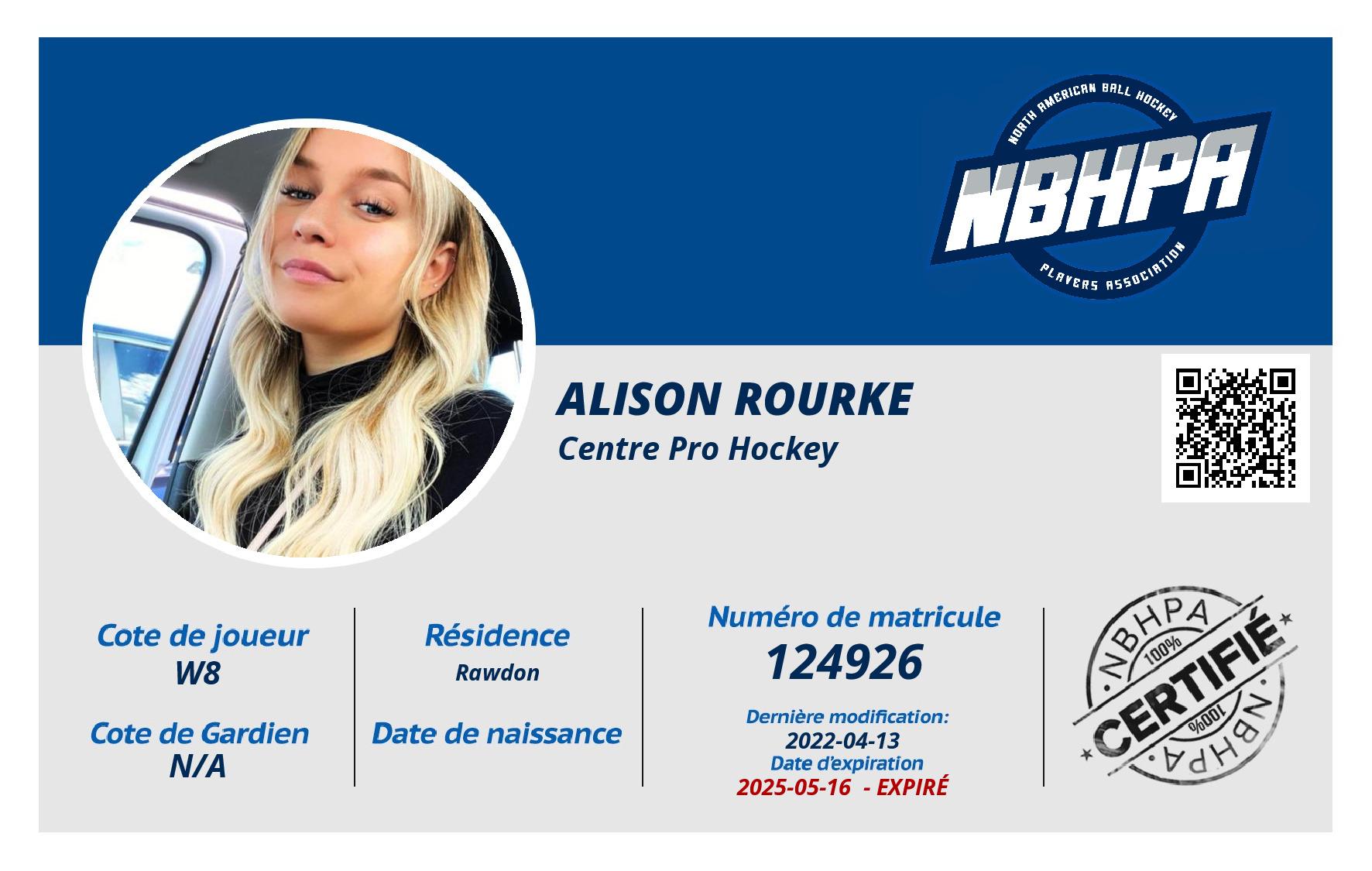Alison Rourke