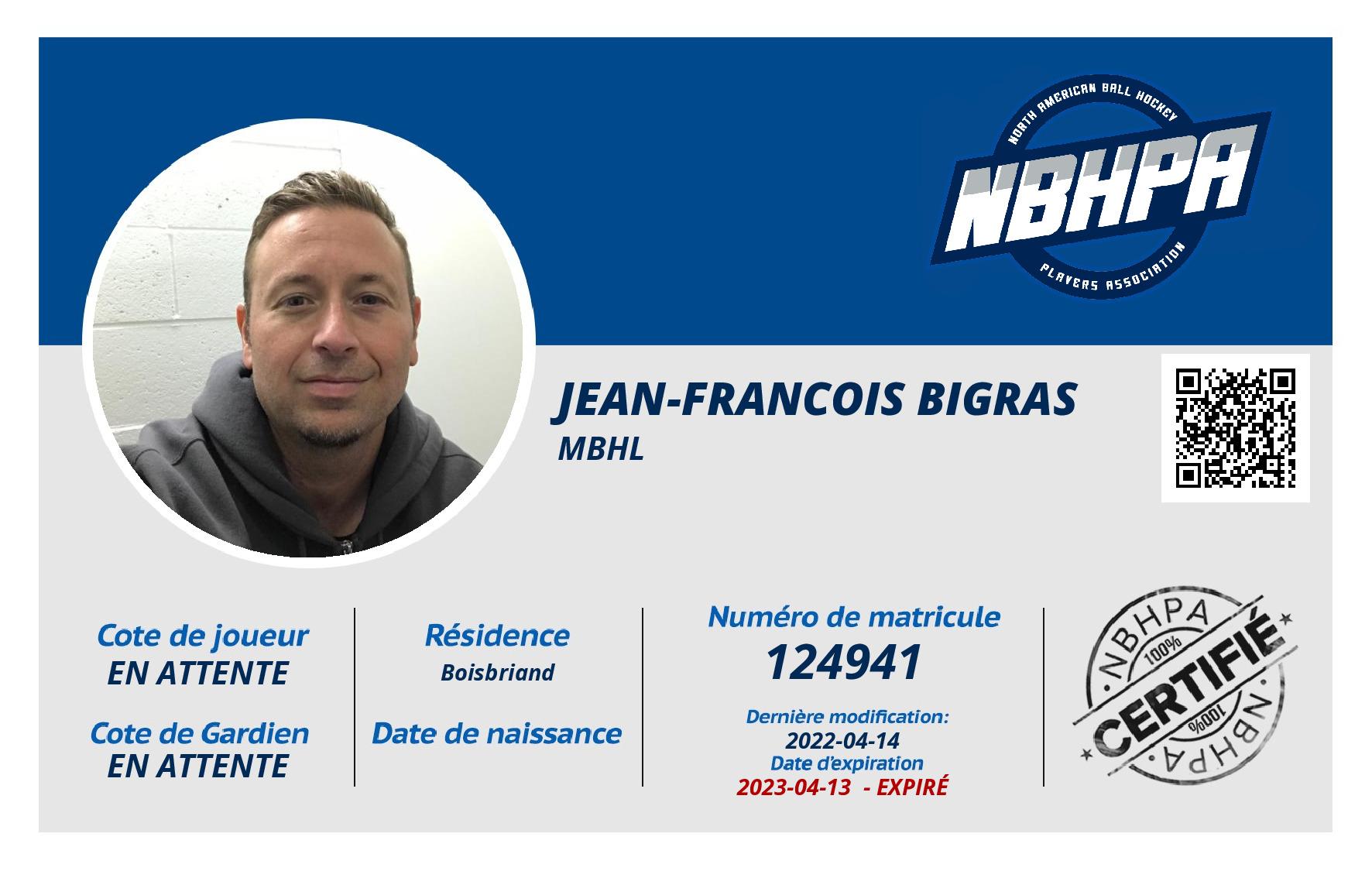 Jean-Francois Bigras