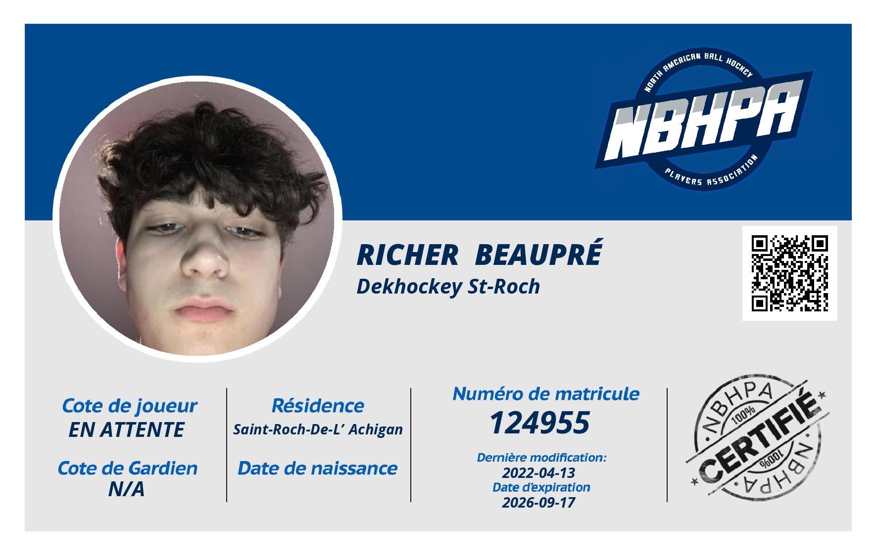 Richer  Beaupré 