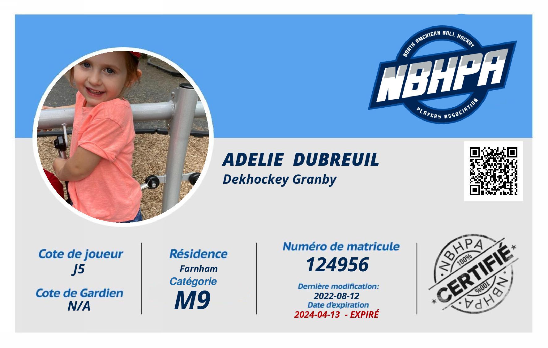 Adelie  Dubreuil