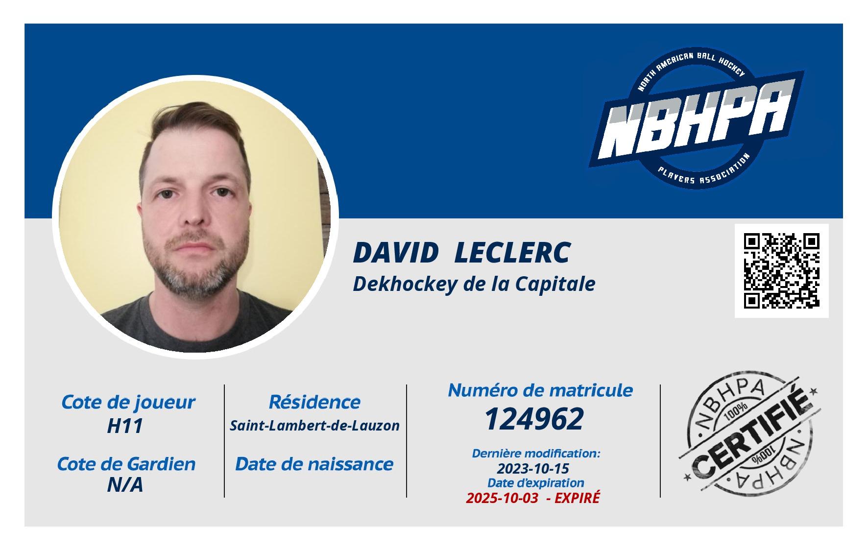 David  Leclerc