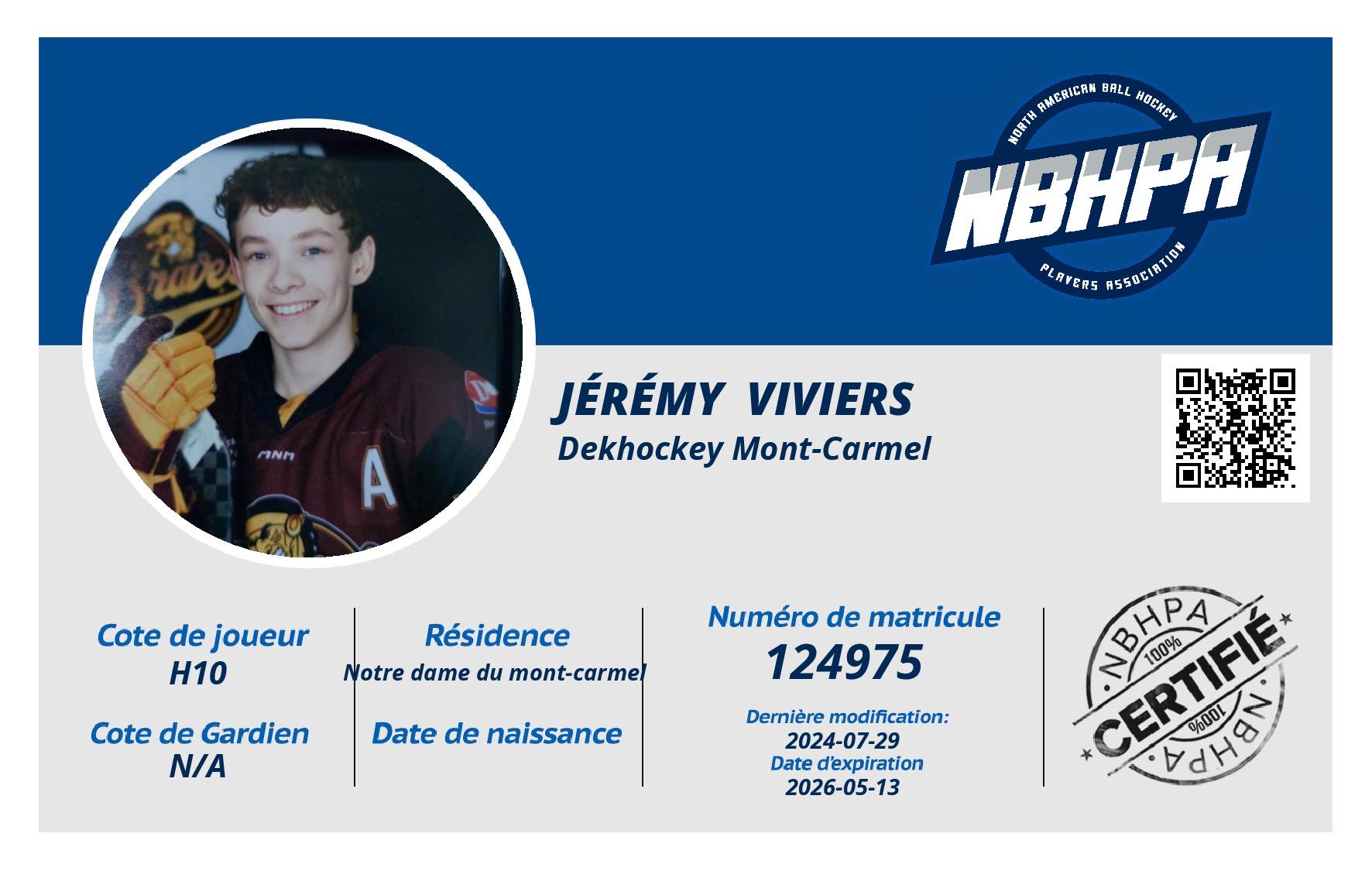 Jérémy  Viviers 