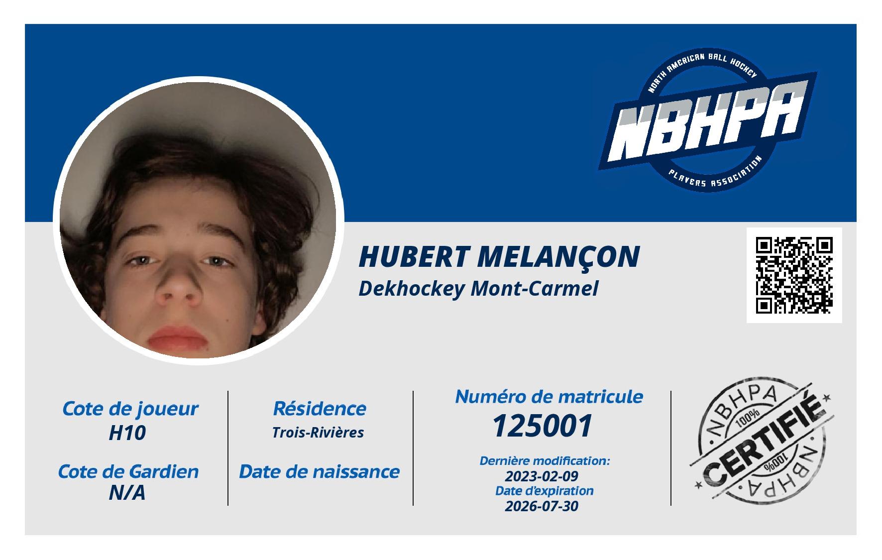 Hubert Melançon