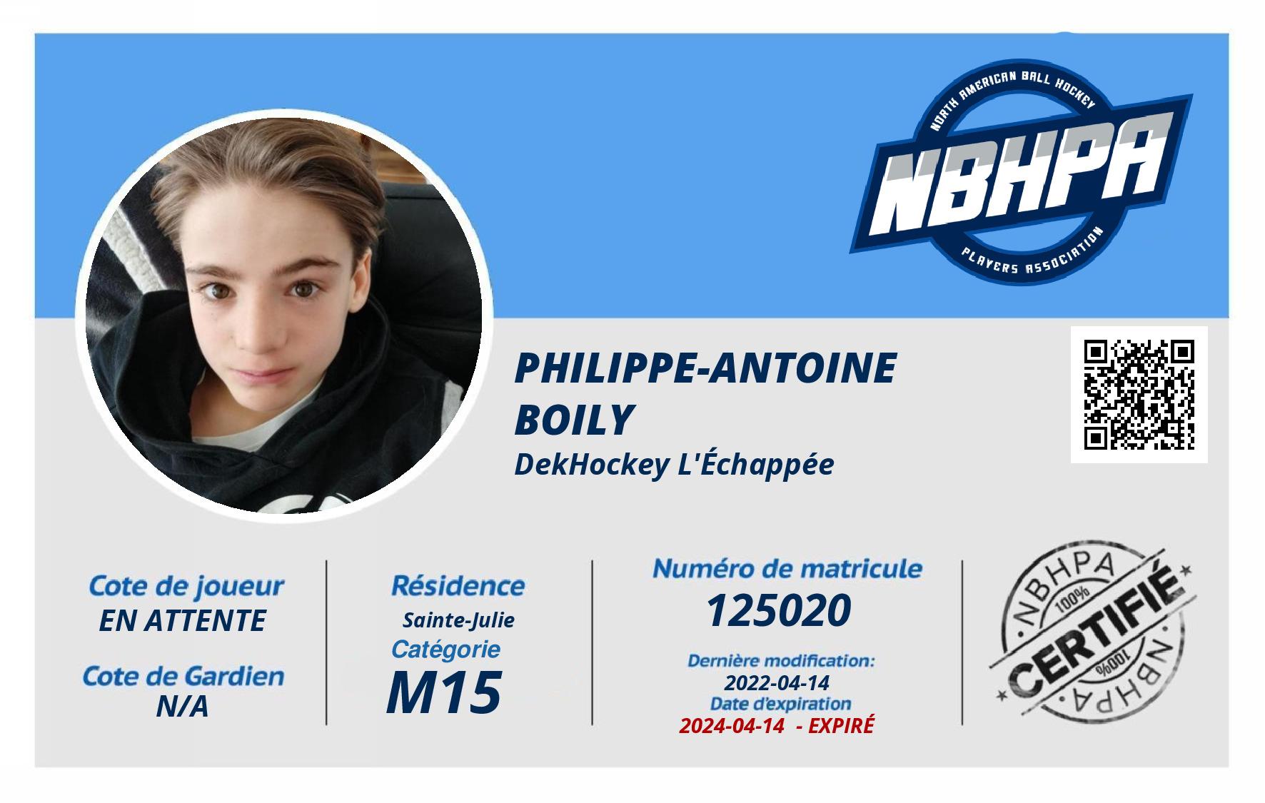 Philippe-Antoine  Boily
