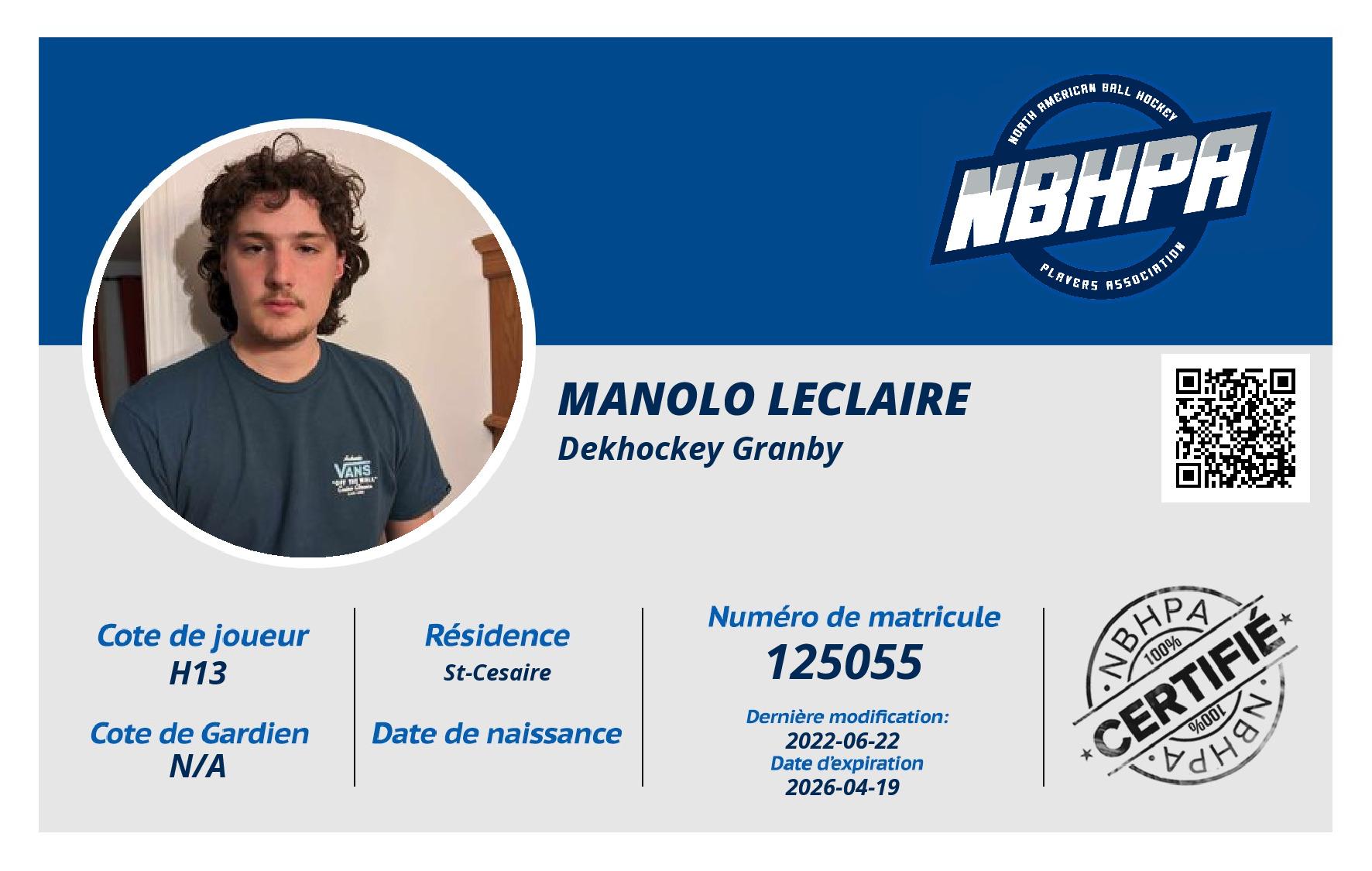 Manolo Leclaire