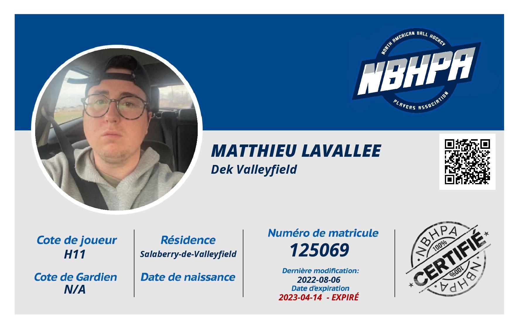 Matthieu Lavallee