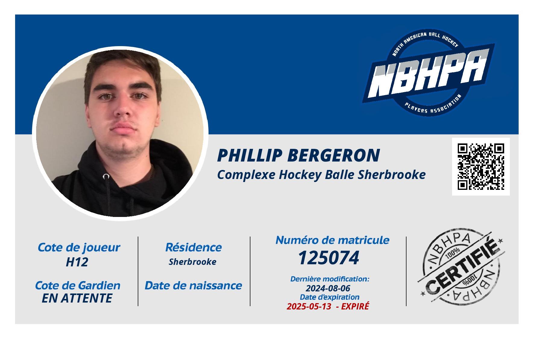 Phillip Bergeron