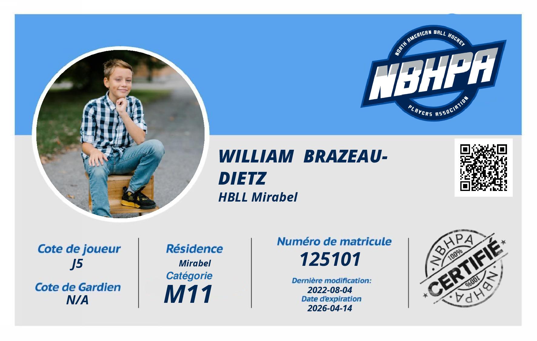 William  Brazeau-Dietz