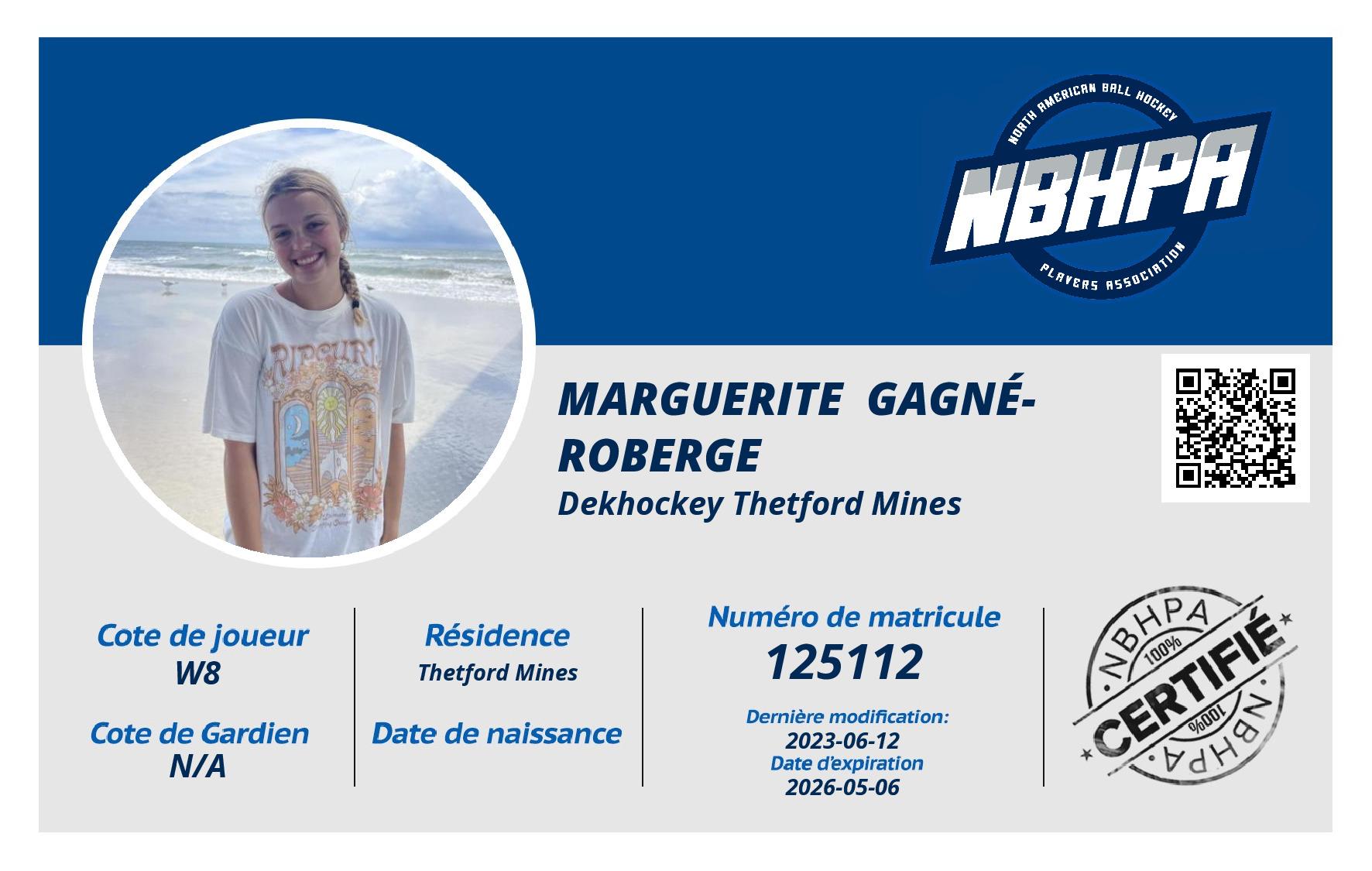 Marguerite  Gagné-Roberge