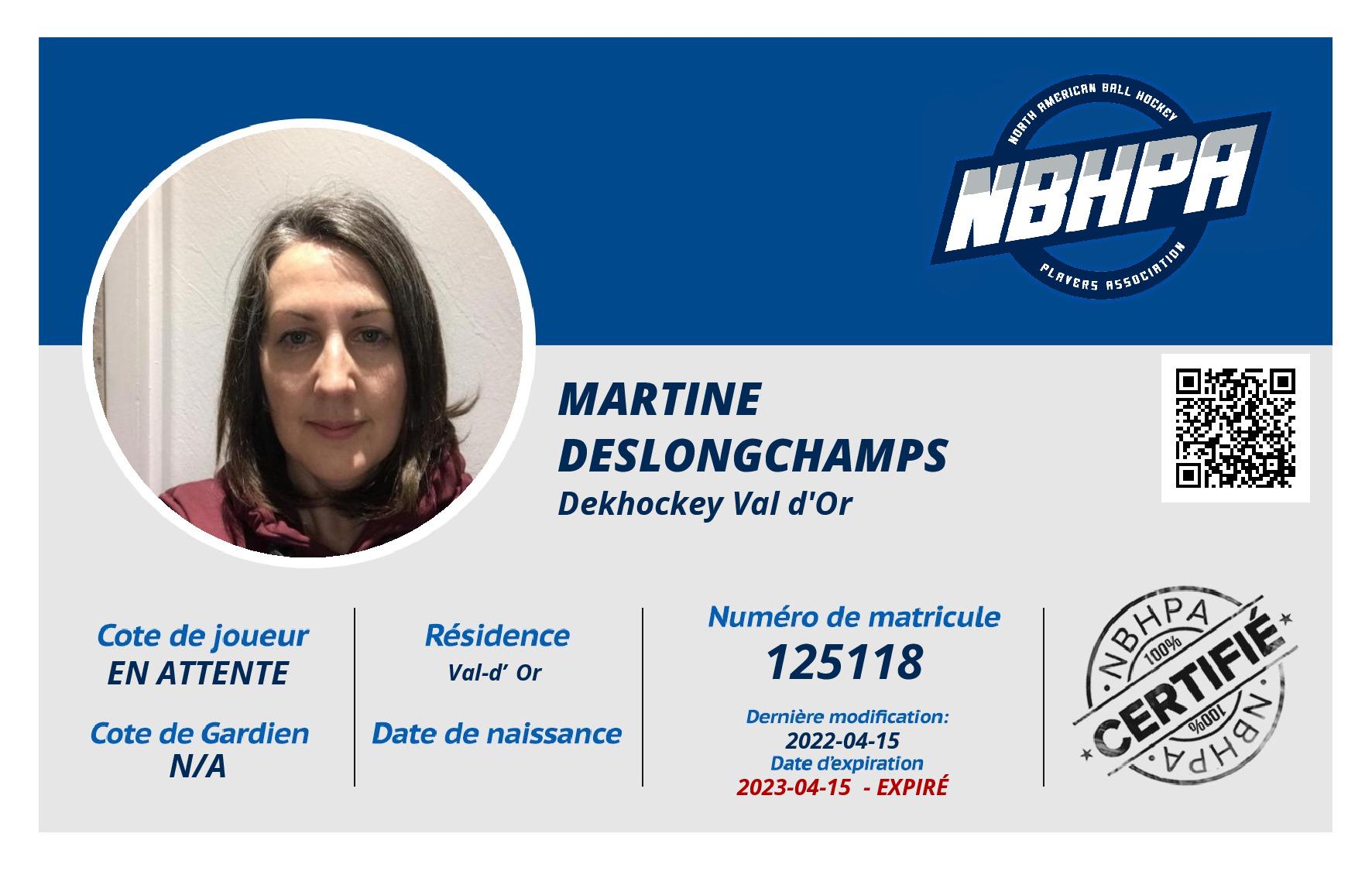 Martine Deslongchamps