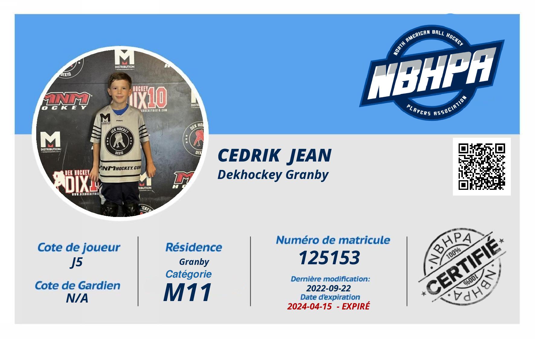 Cedrik  Jean