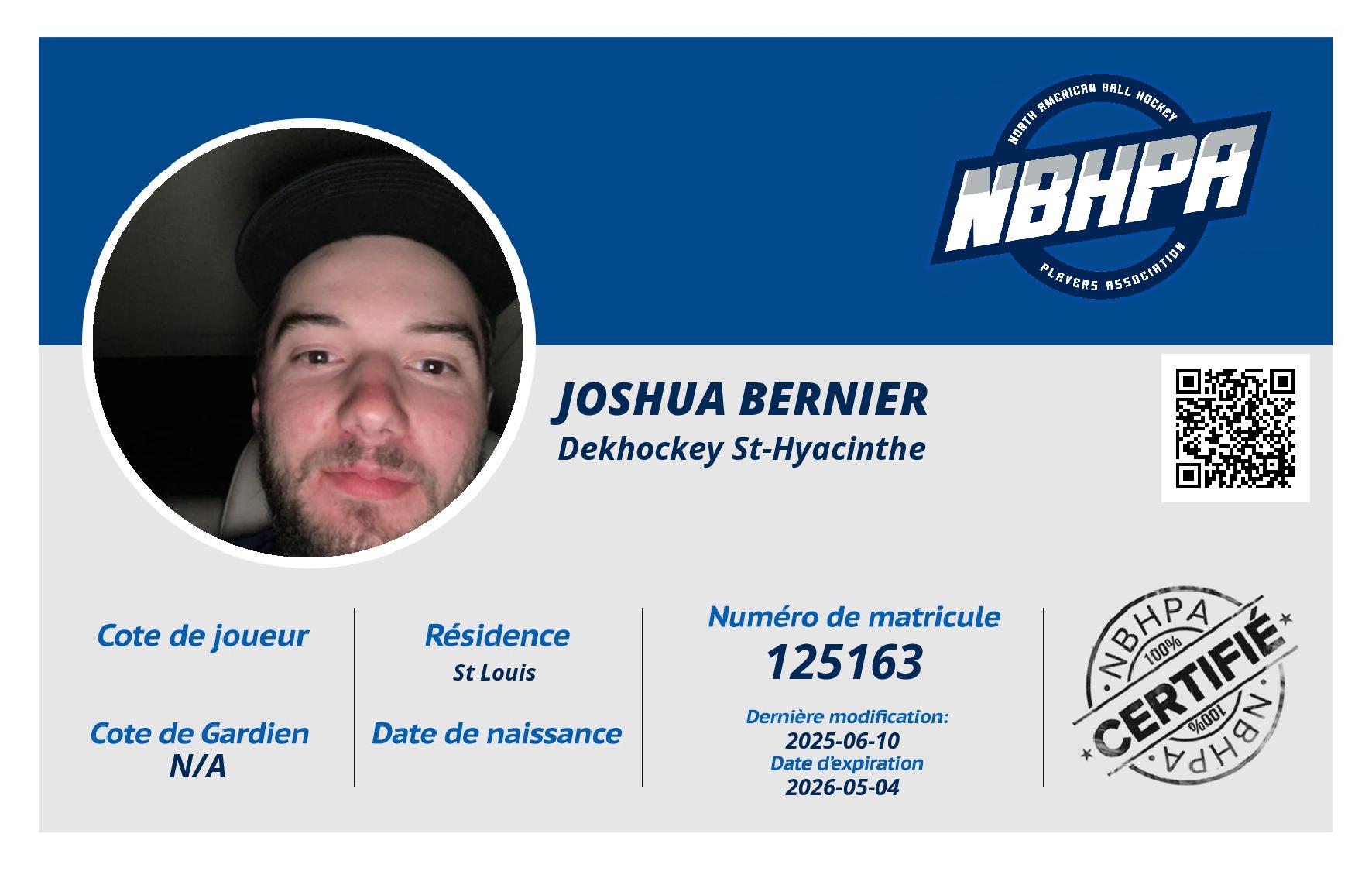 Joshua Bernier