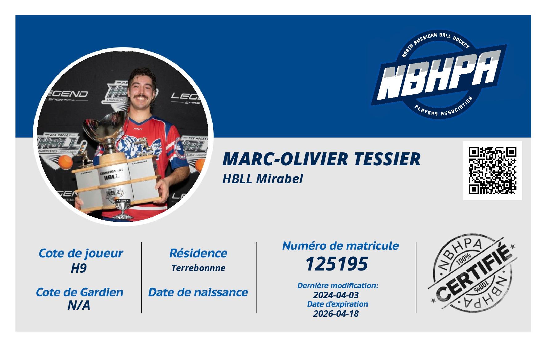 Marc-Olivier Tessier
