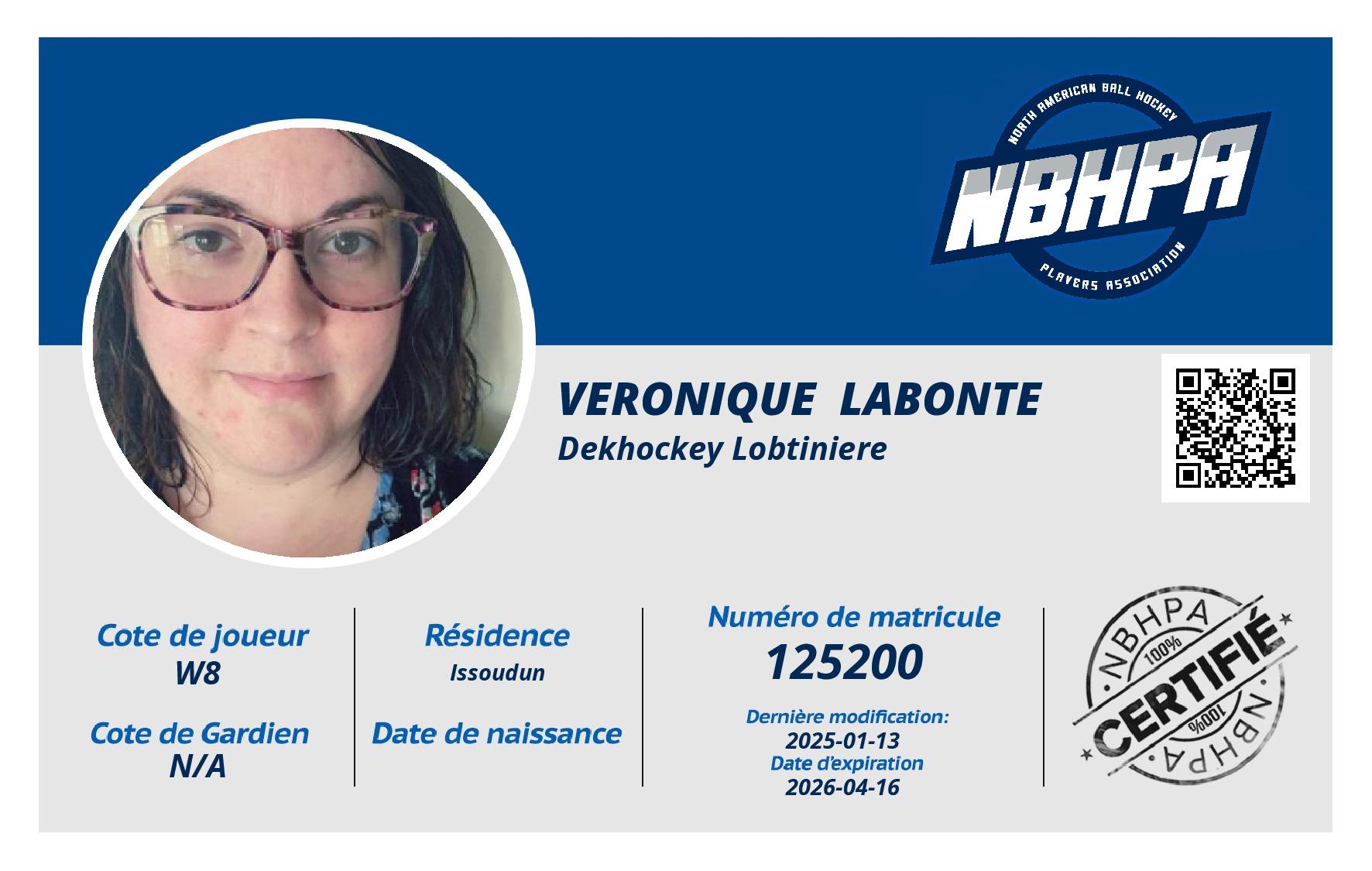 Veronique  Labonte