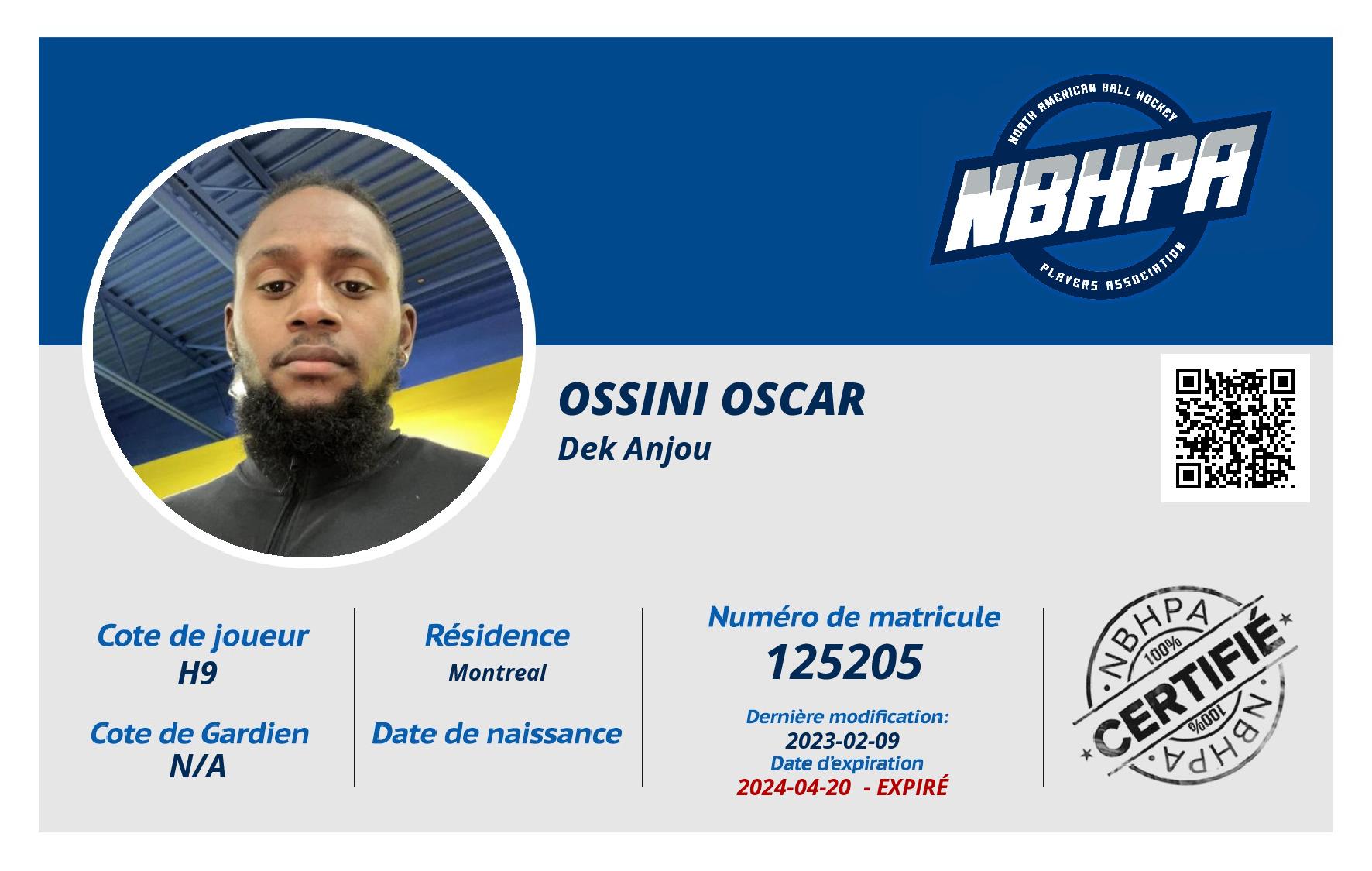 Ossini Oscar