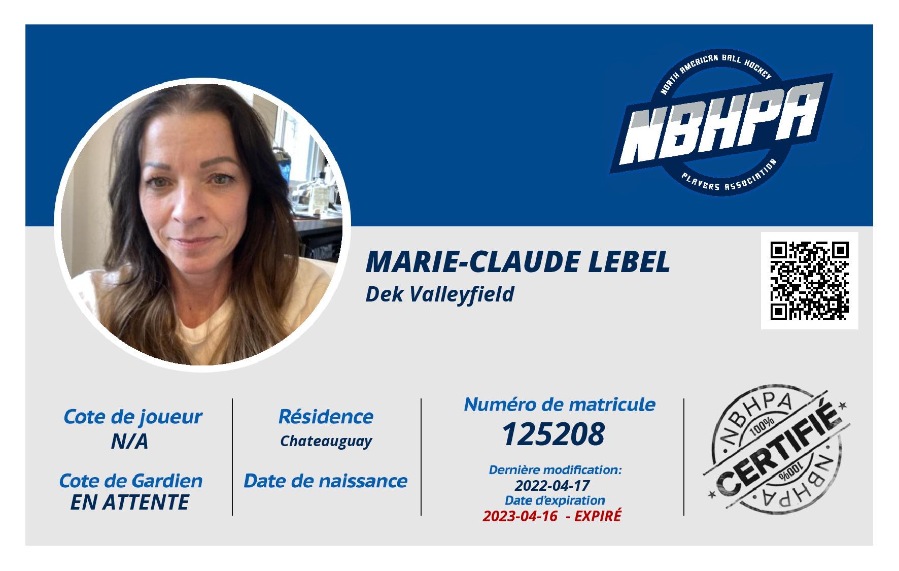 Marie-Claude Lebel