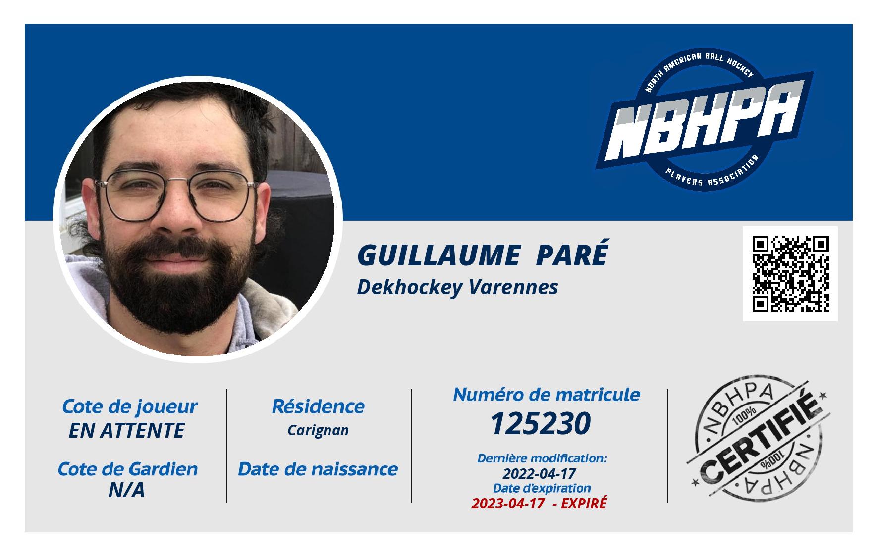Guillaume  Paré