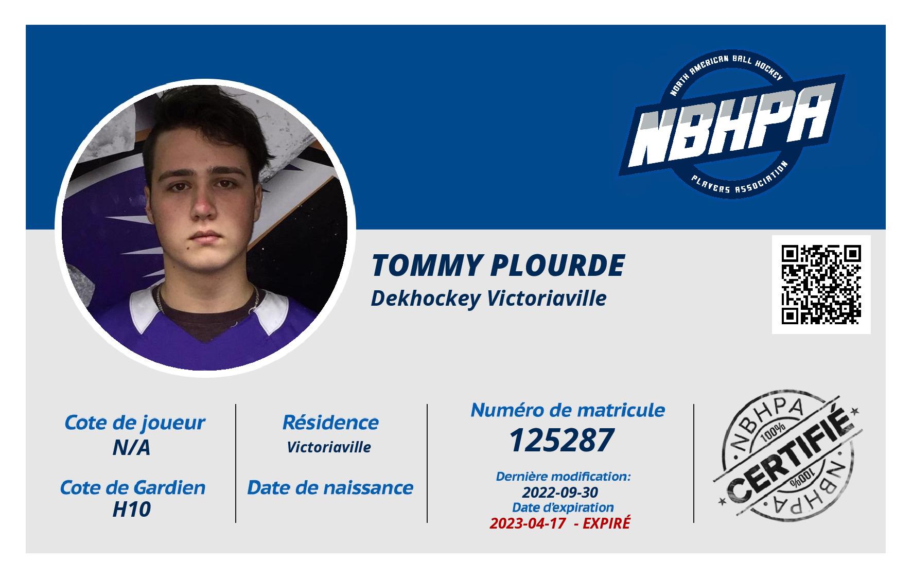 Tommy Plourde