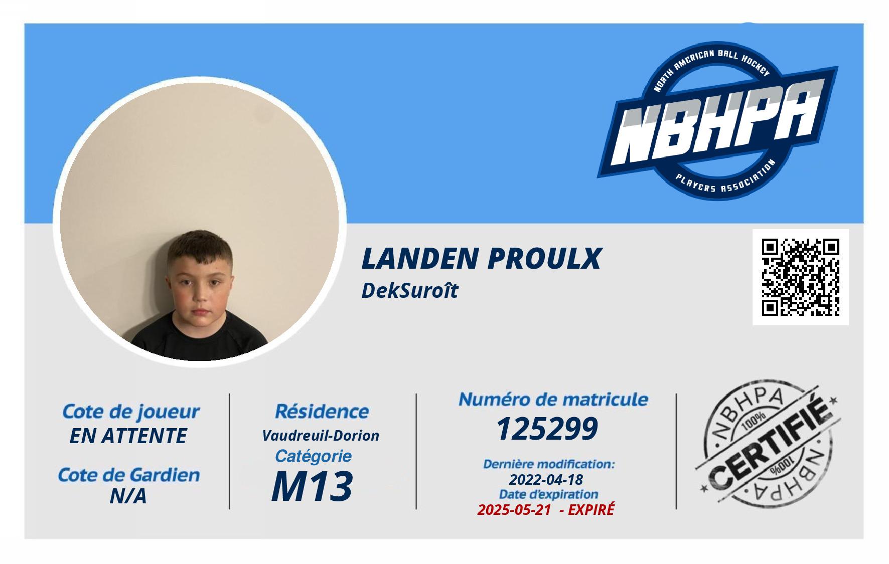 Landen Proulx