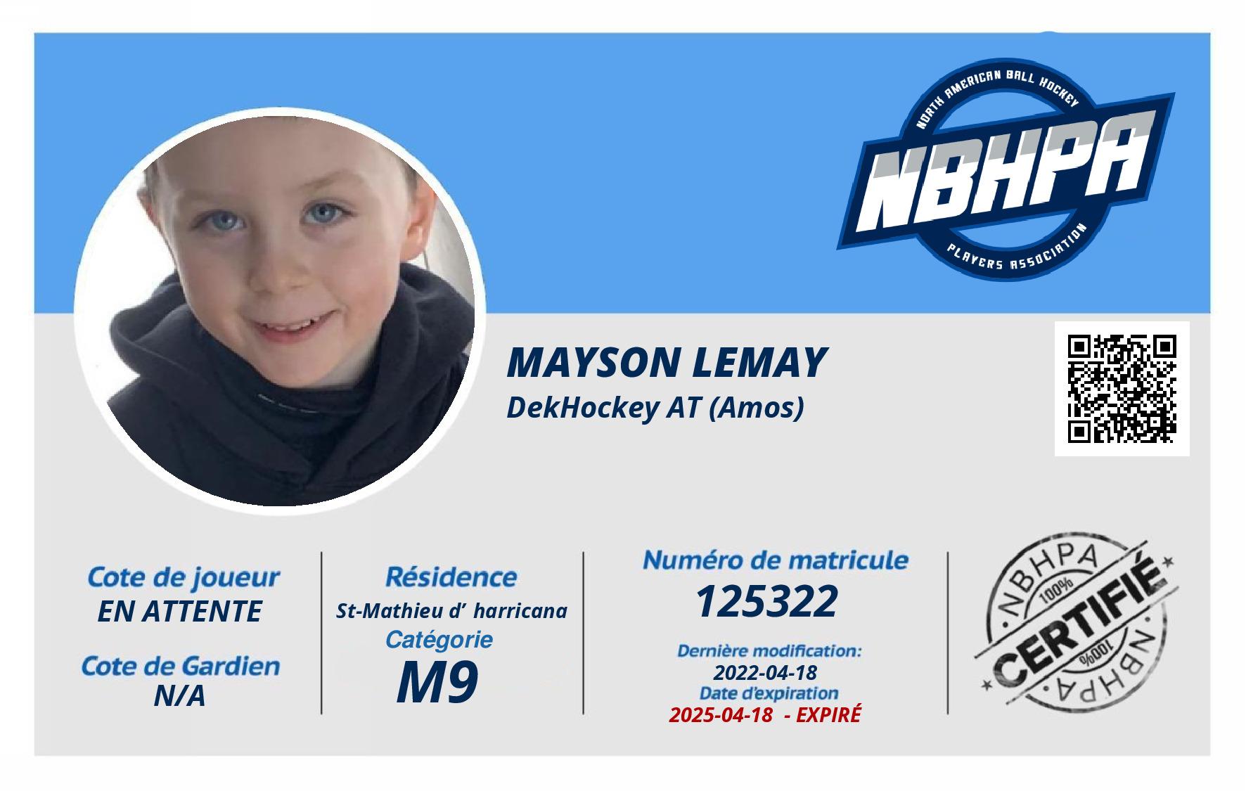 Mayson Lemay