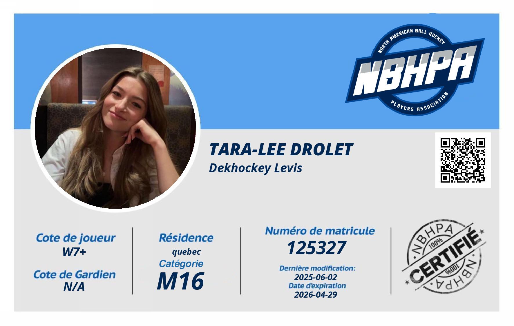 Tara-Lee Drolet