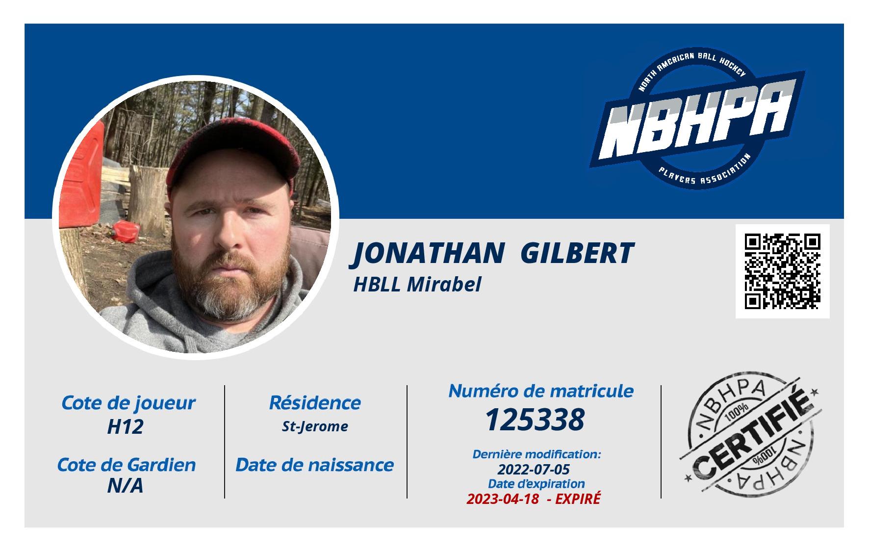 Jonathan  Gilbert
