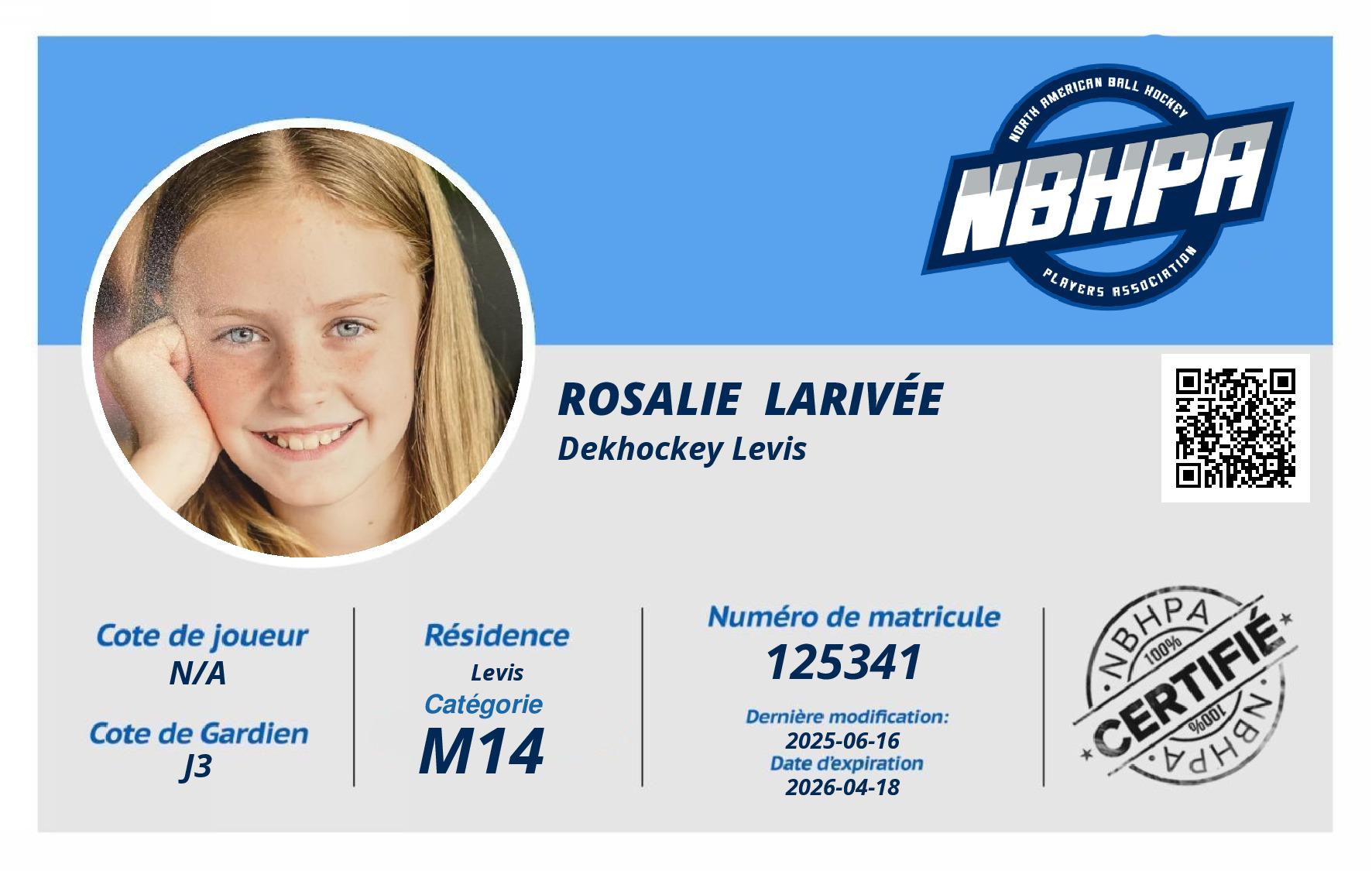 Rosalie  Larivée