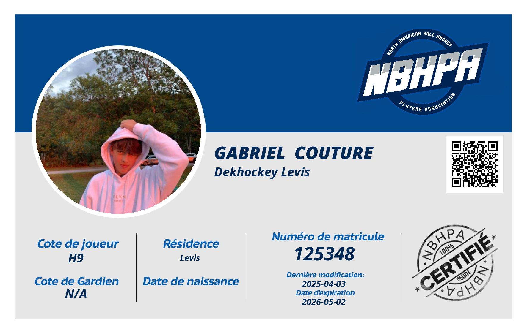 Gabriel  Couture
