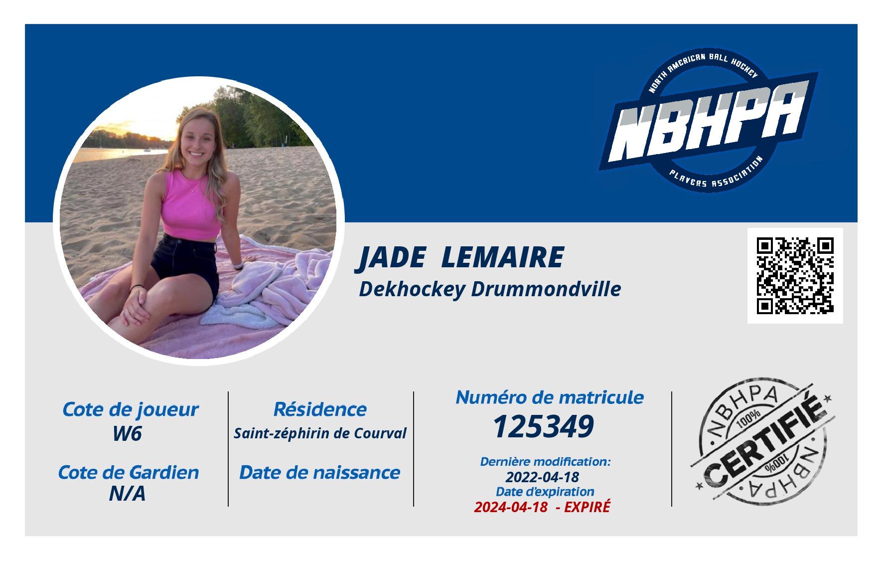 Jade  Lemaire