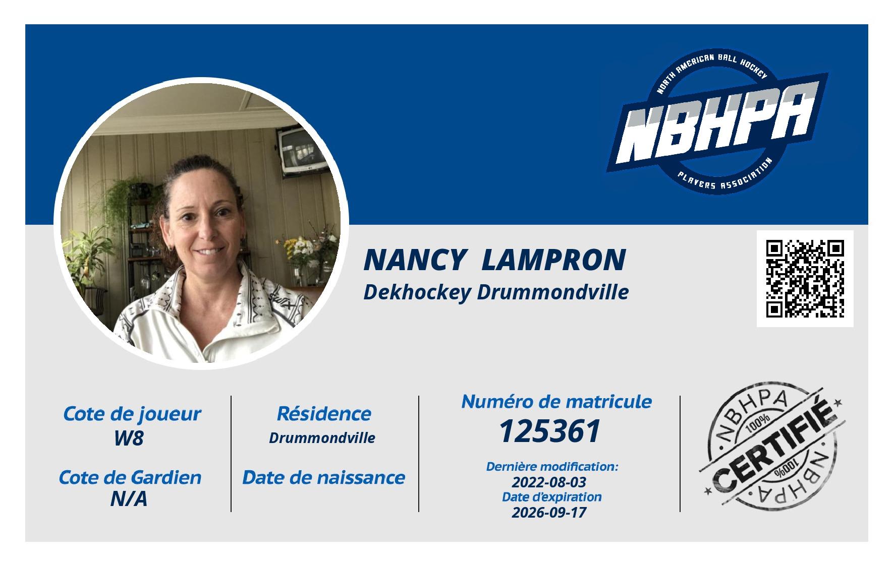 Nancy  Lampron 