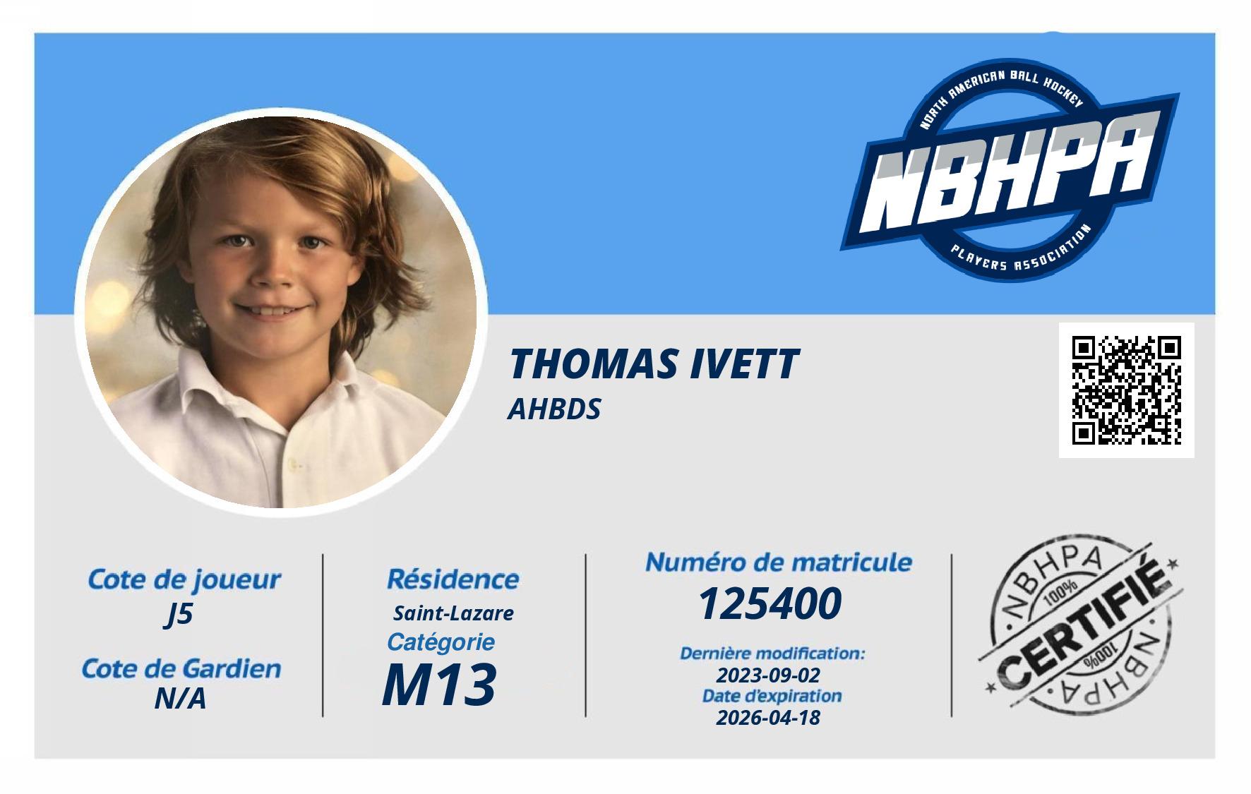 Thomas Ivett