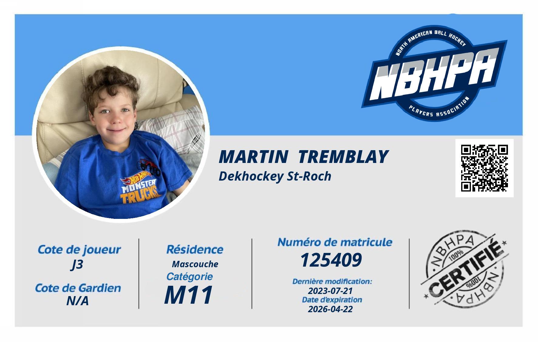 Martin  Tremblay 