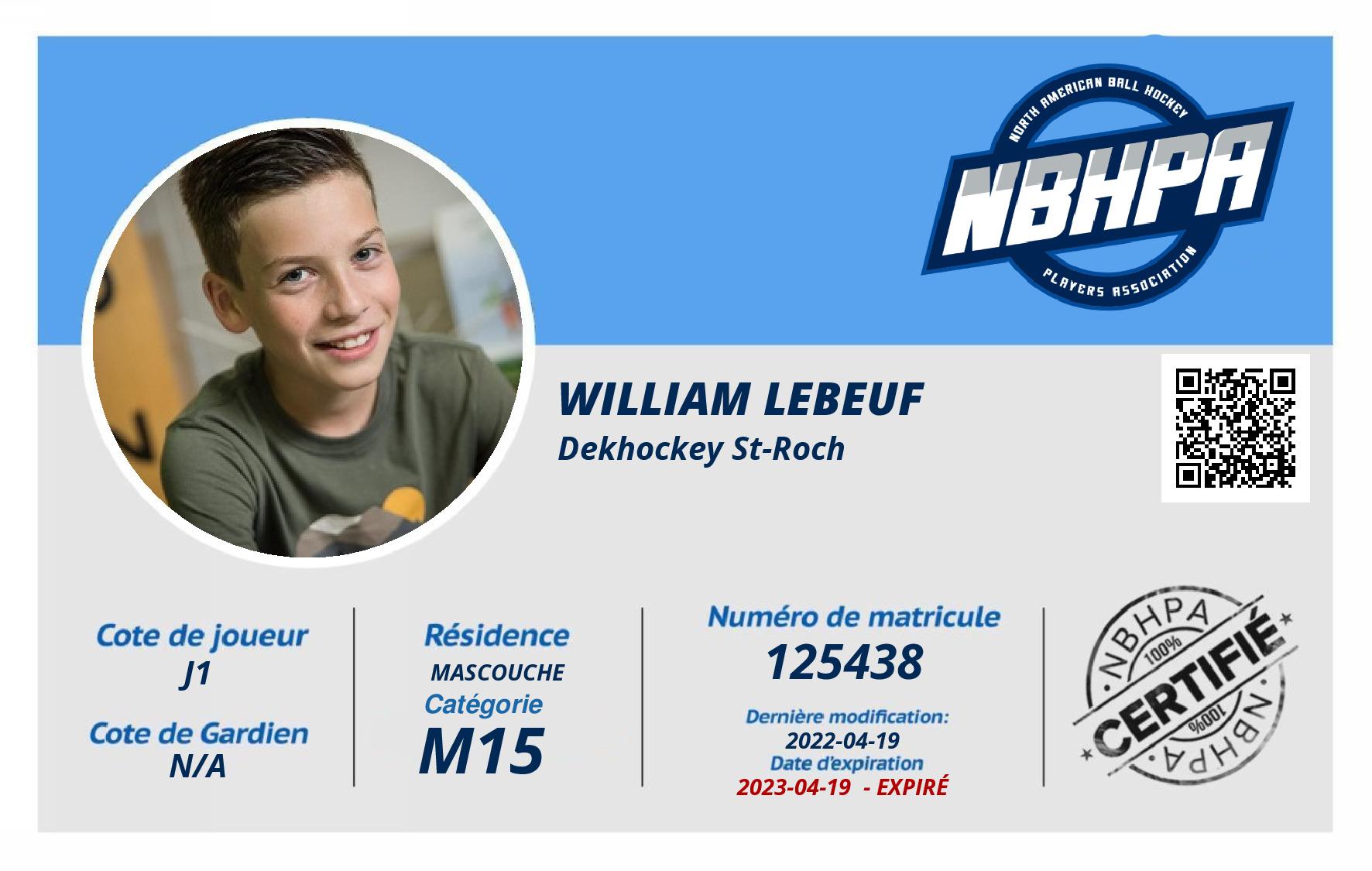 William Lebeuf