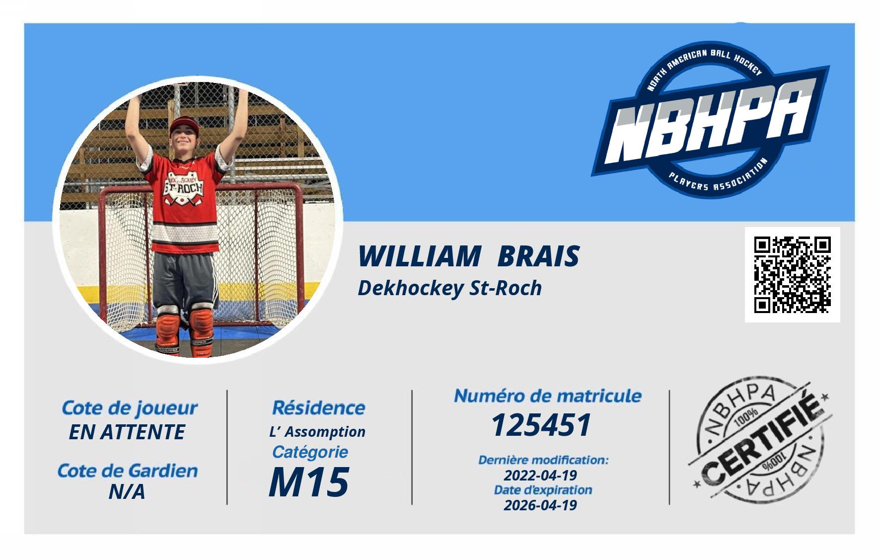 William  Brais 