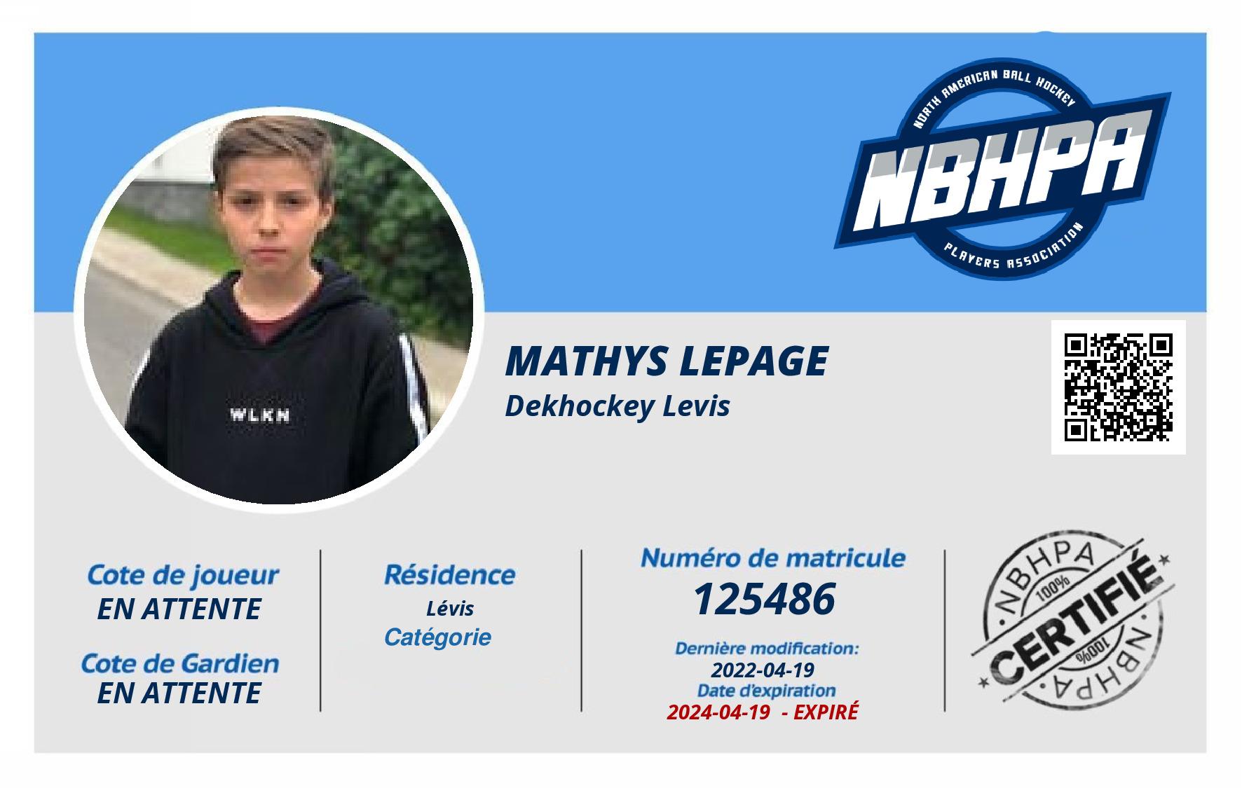 Mathys Lepage