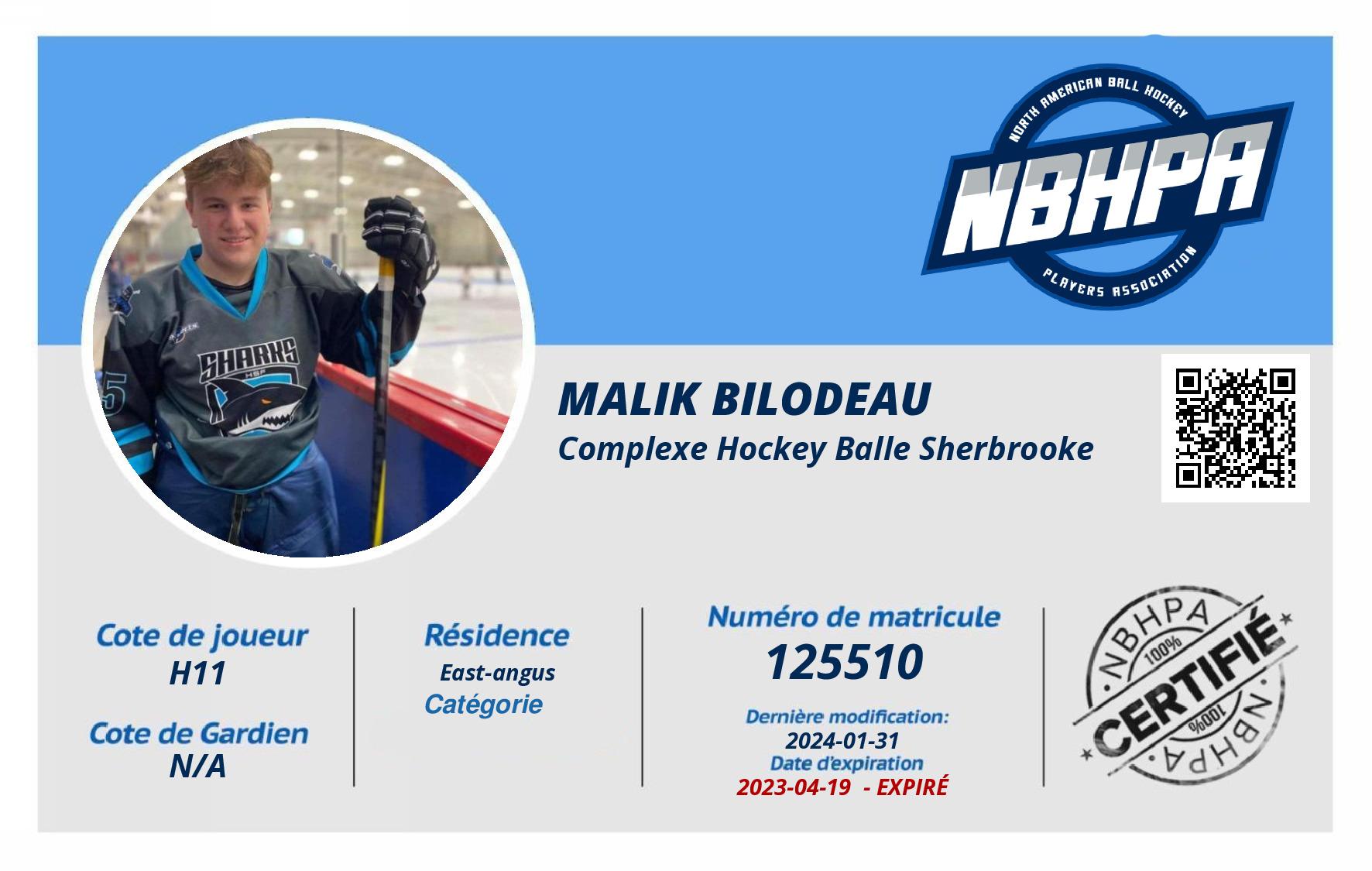Malik Bilodeau 