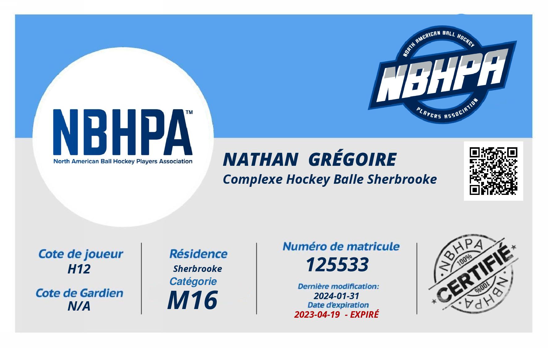 Nathan  Grégoire 