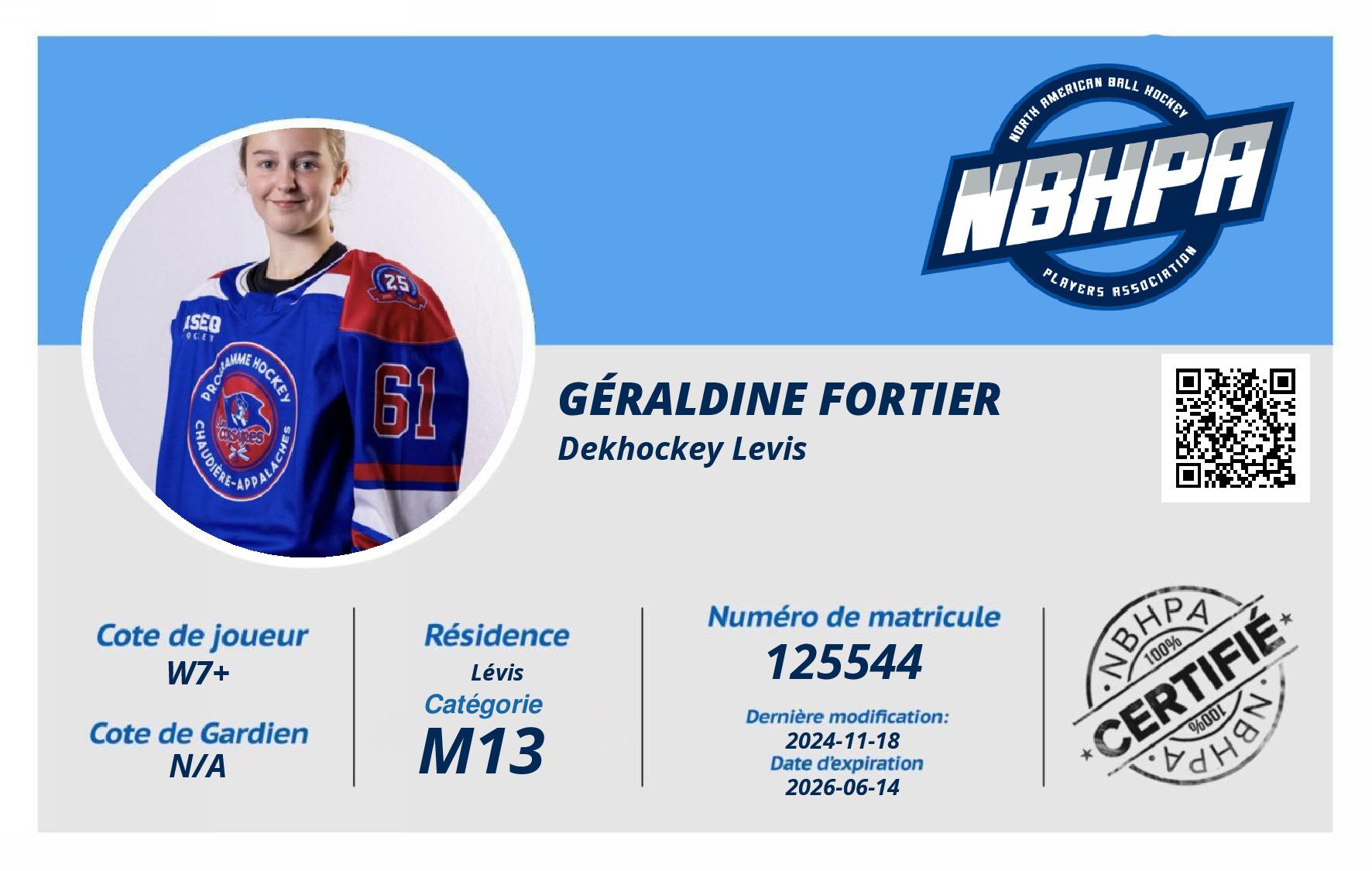 Géraldine Fortier